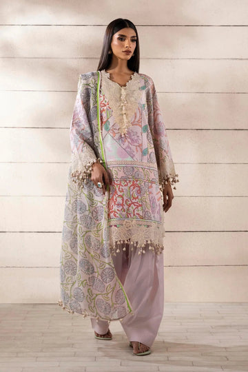Sana Safinaz | Muzlin Spring 25 | M251-027A-3CI - Aqsa Fabrics