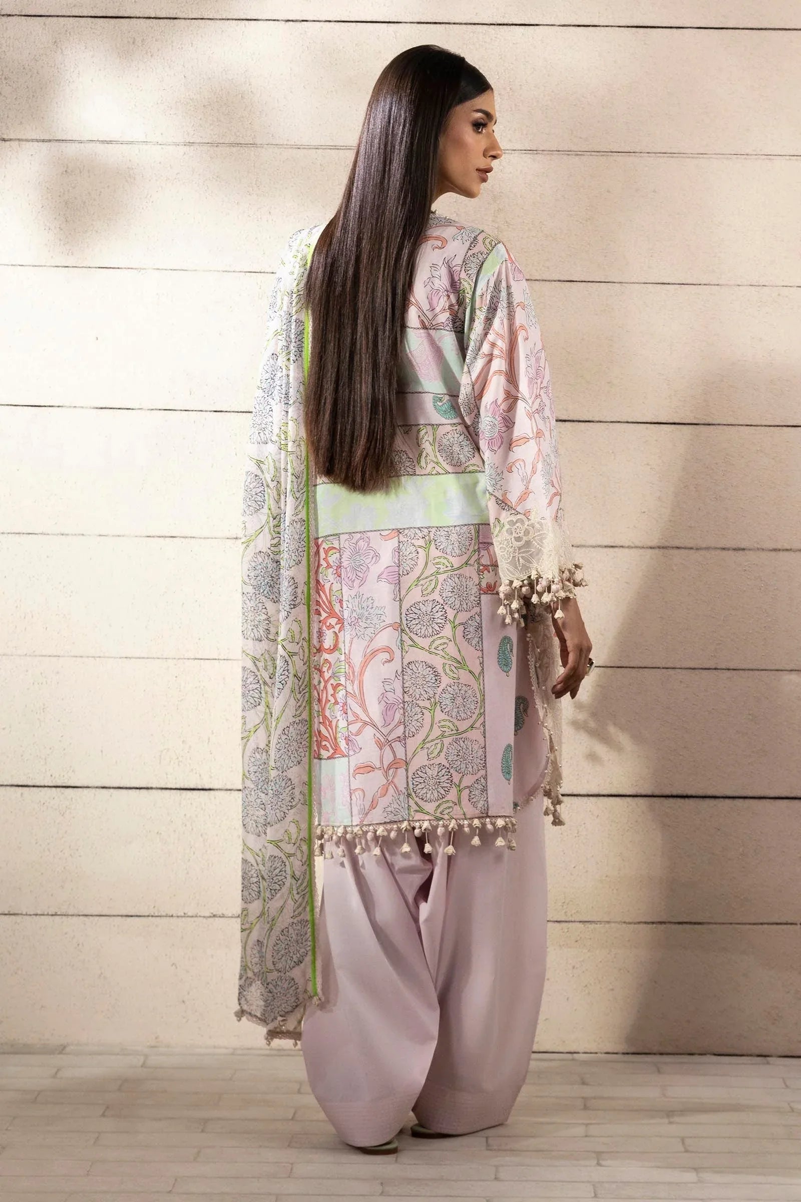 Sana Safinaz | Muzlin Spring 25 | M251-027A-3CI - Aqsa Fabrics