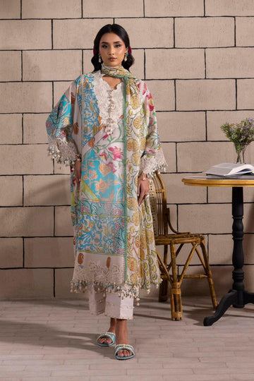 Sana Safinaz | Muzlin Spring 25 | M251-027B-3CI - Aqsa Fabrics