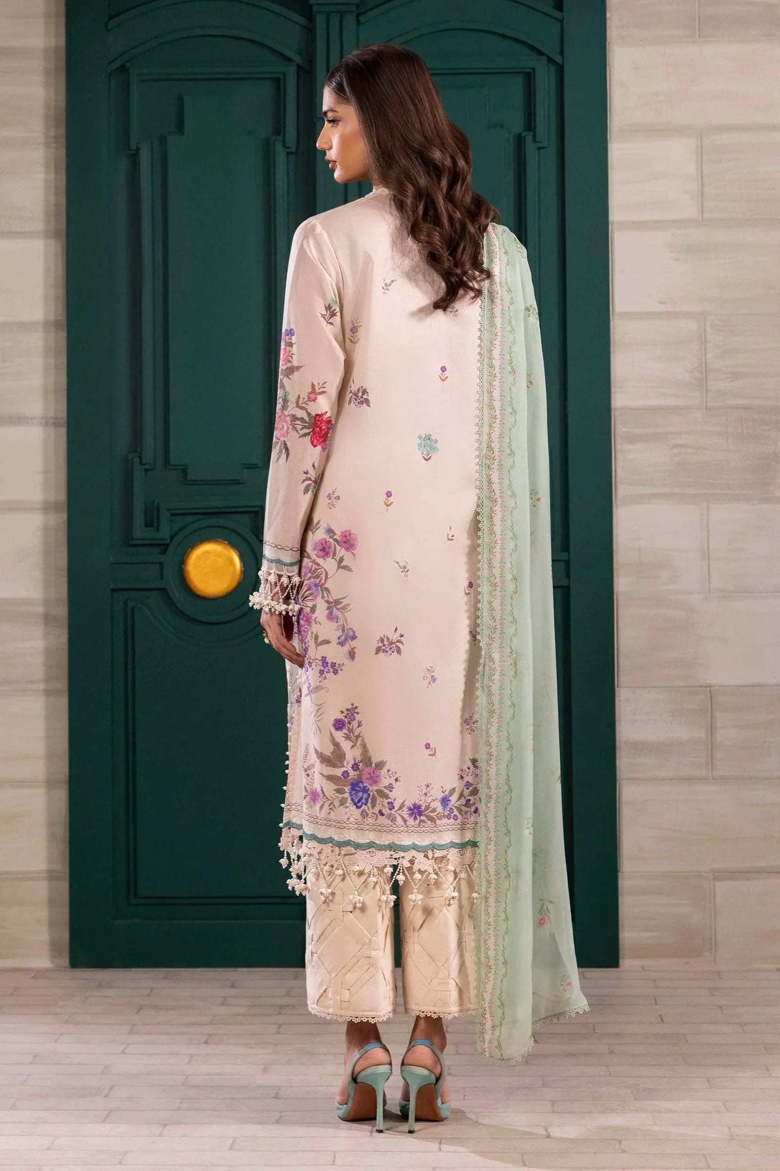 Sana Safinaz | Muzlin Spring 25 | M251-028A-3CI - Aqsa Fabrics