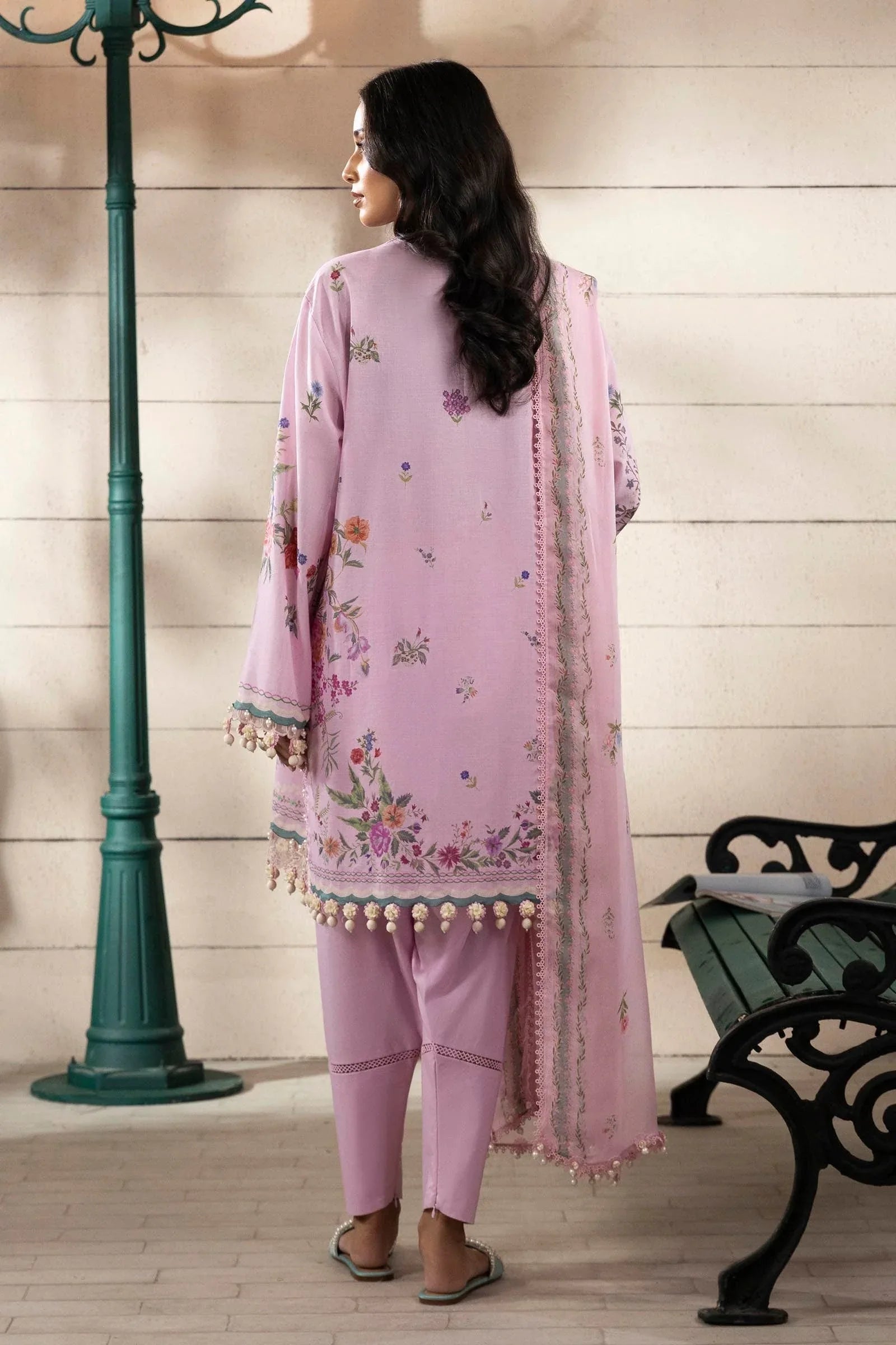 Sana Safinaz | Muzlin Spring 25 | M251-028B-3CI - Aqsa Fabrics