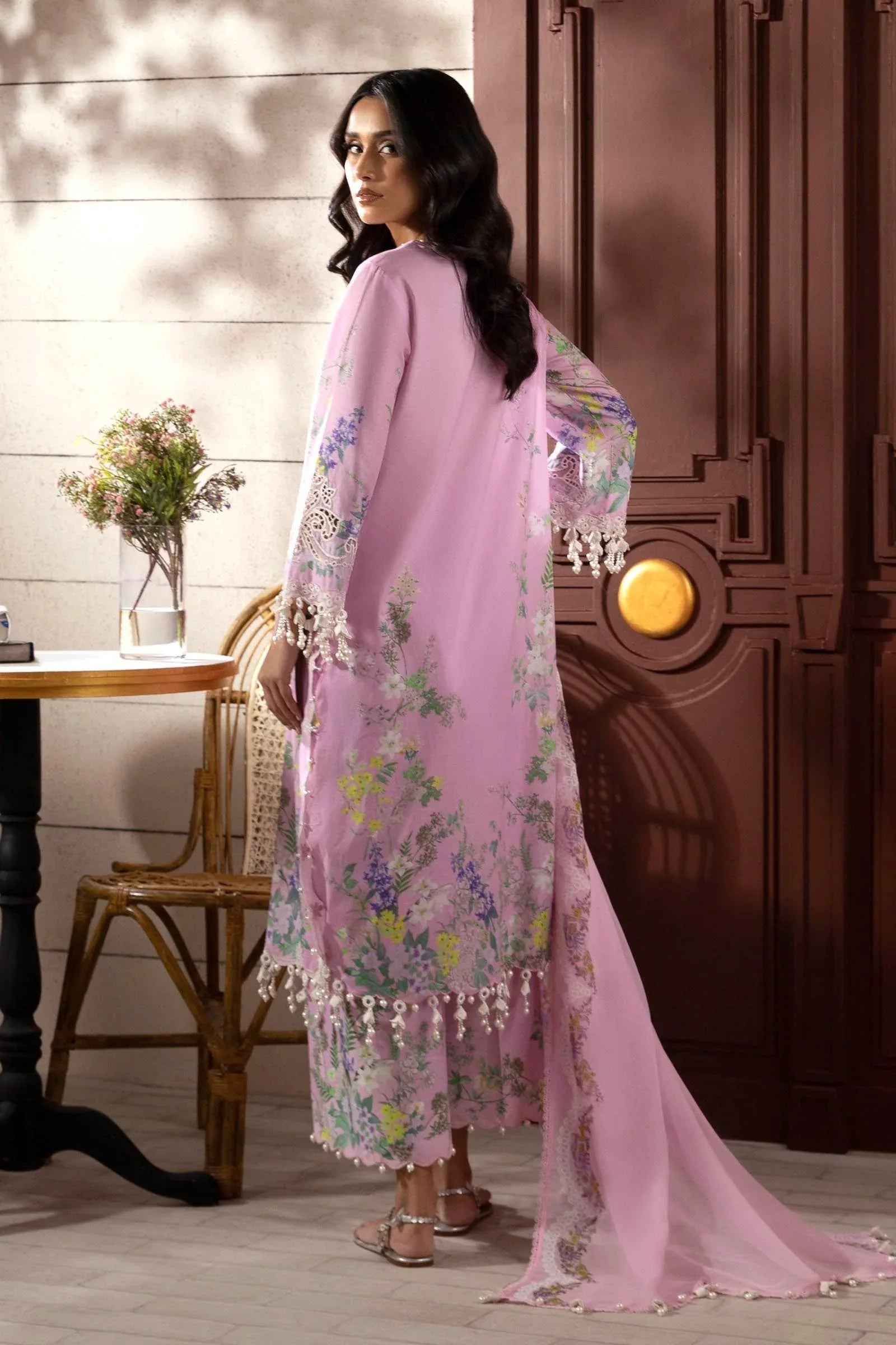 Sana Safinaz | Muzlin Spring 25 | M251-030B-3CI - Aqsa Fabrics