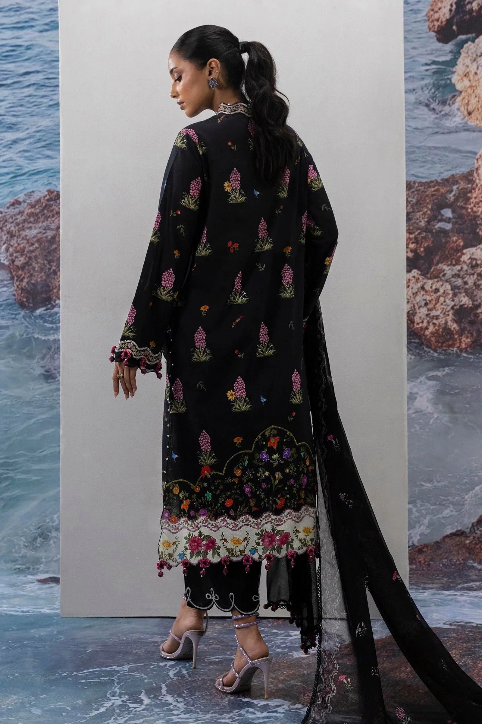Sana Safinaz | Muzlin Summer 25 | 001A - Aqsa Fabrics