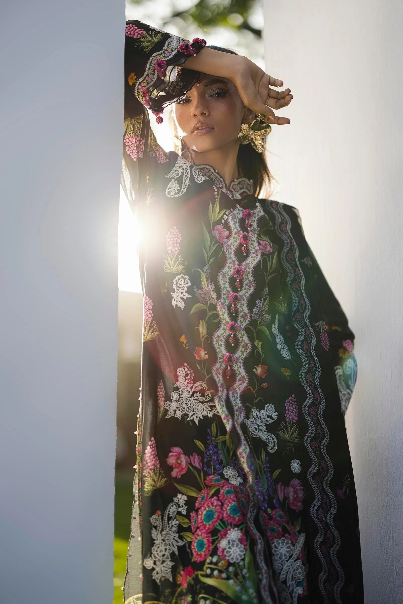 Sana Safinaz | Muzlin Summer 25 | 001A - Aqsa Fabrics