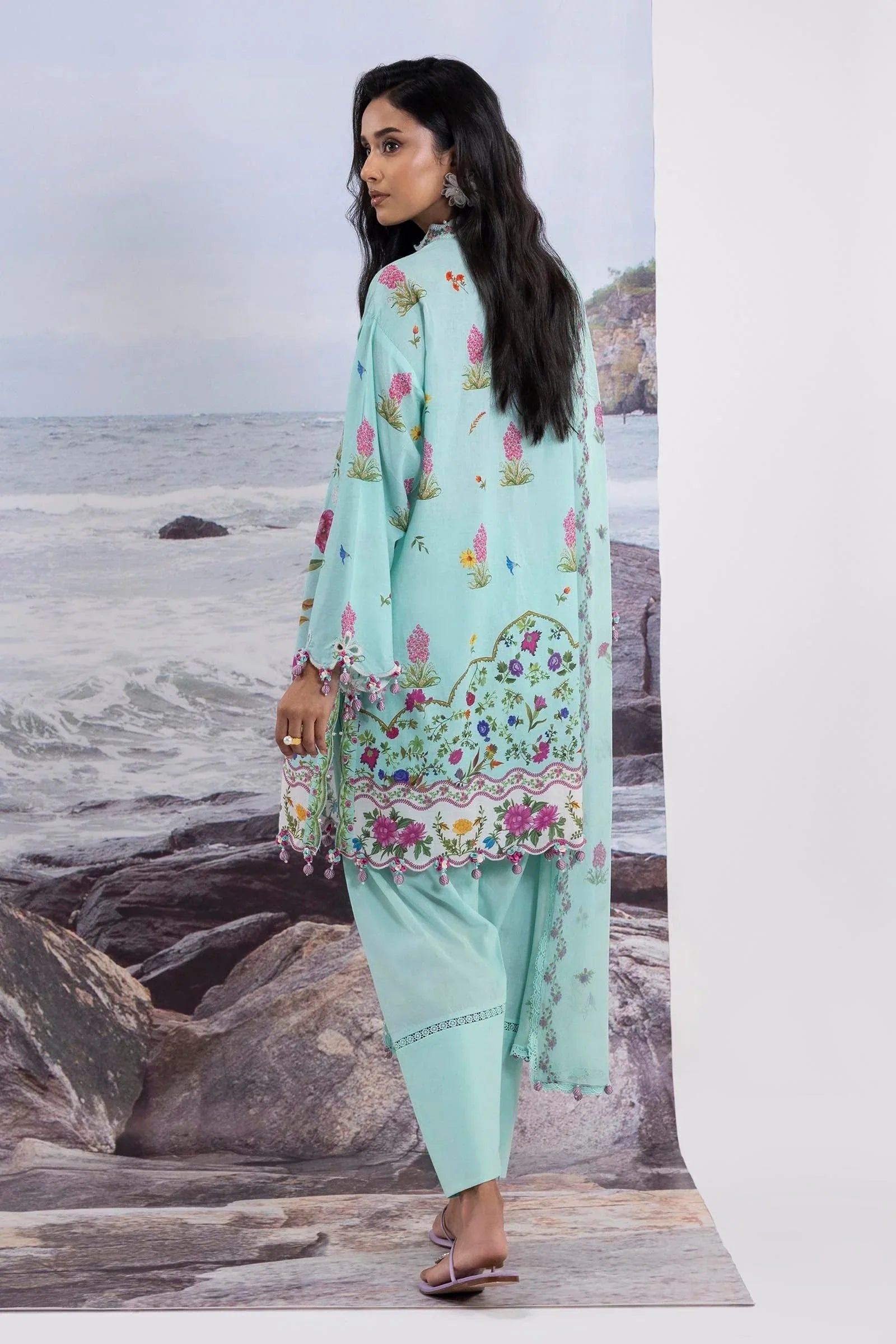 Sana Safinaz | Muzlin Summer 25 | 001B - Aqsa Fabrics