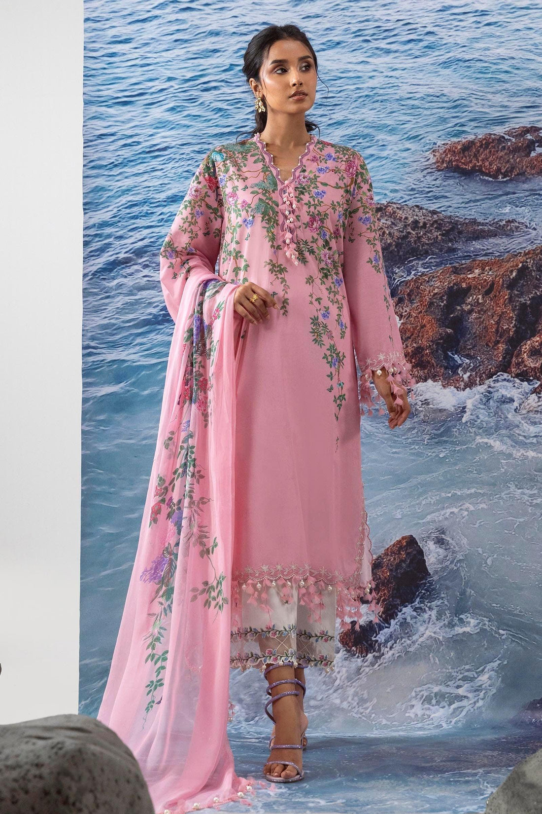 Sana Safinaz | Muzlin Summer 25 | 002A - Aqsa Fabrics