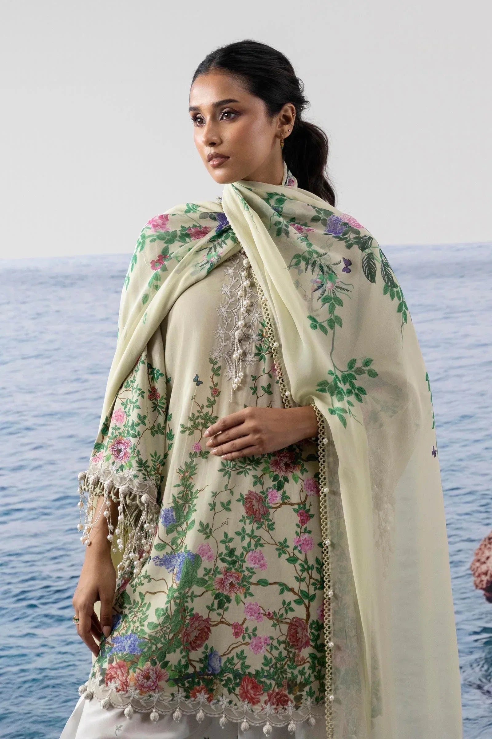 Sana Safinaz | Muzlin Summer 25 | 002B - Aqsa Fabrics