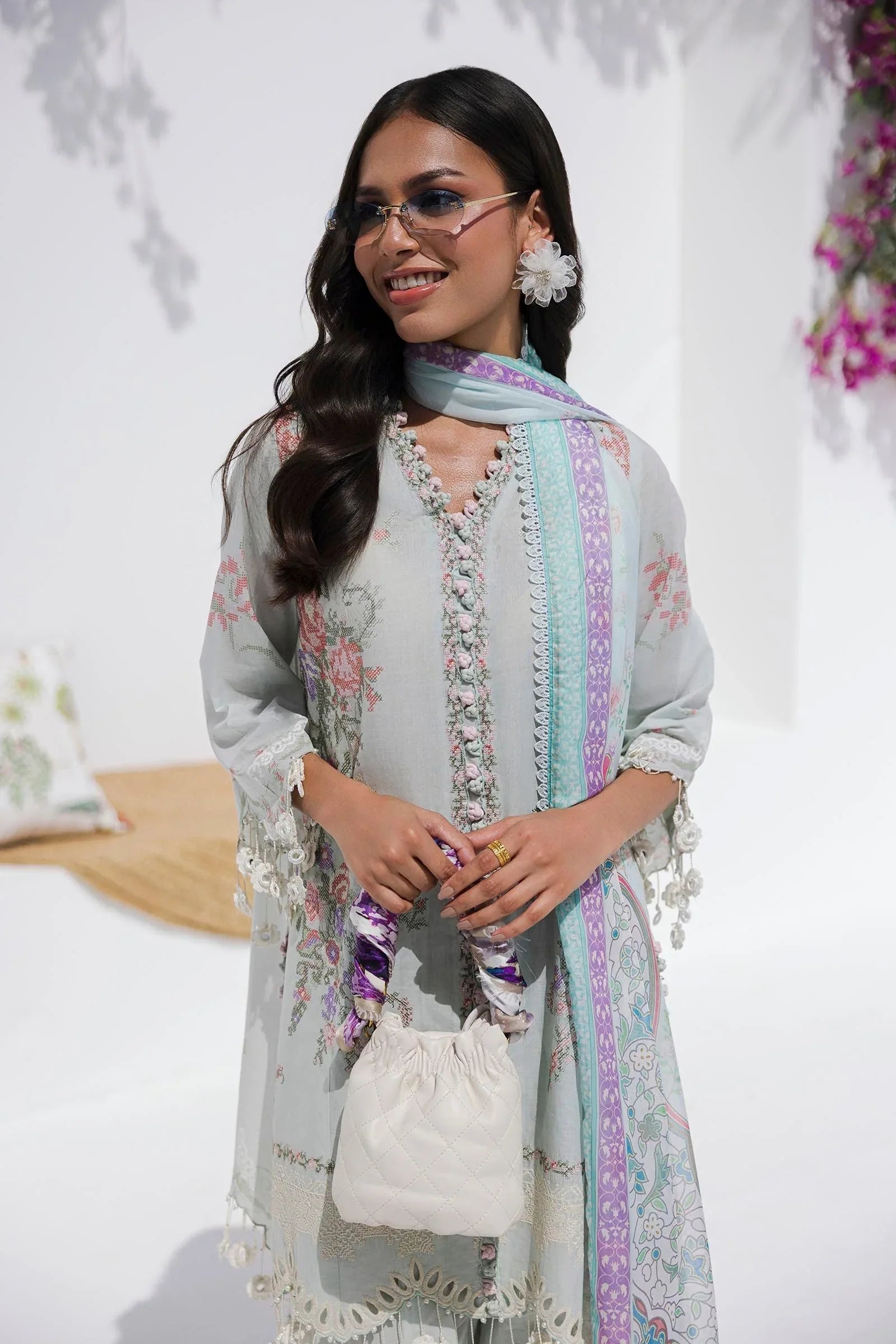 Sana Safinaz | Muzlin Summer 25 | 009B - Aqsa Fabrics