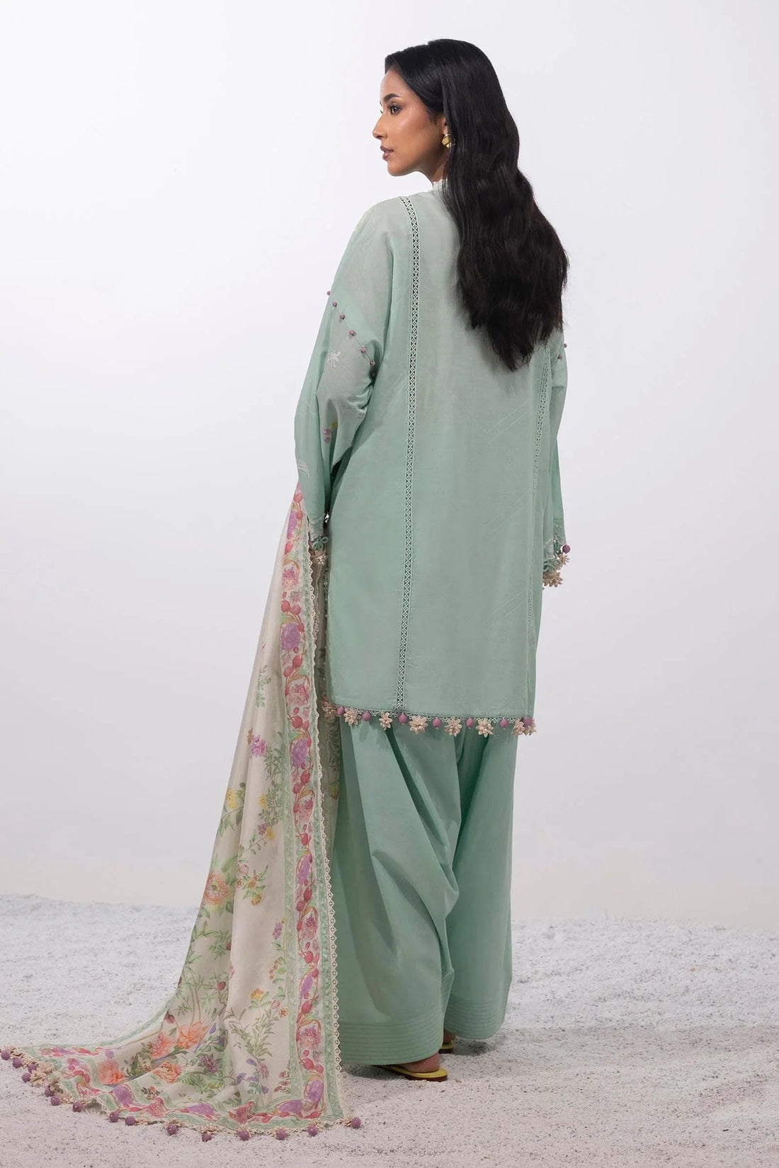 Sana Safinaz | Muzlin Summer 25 | 010A - Aqsa Fabrics