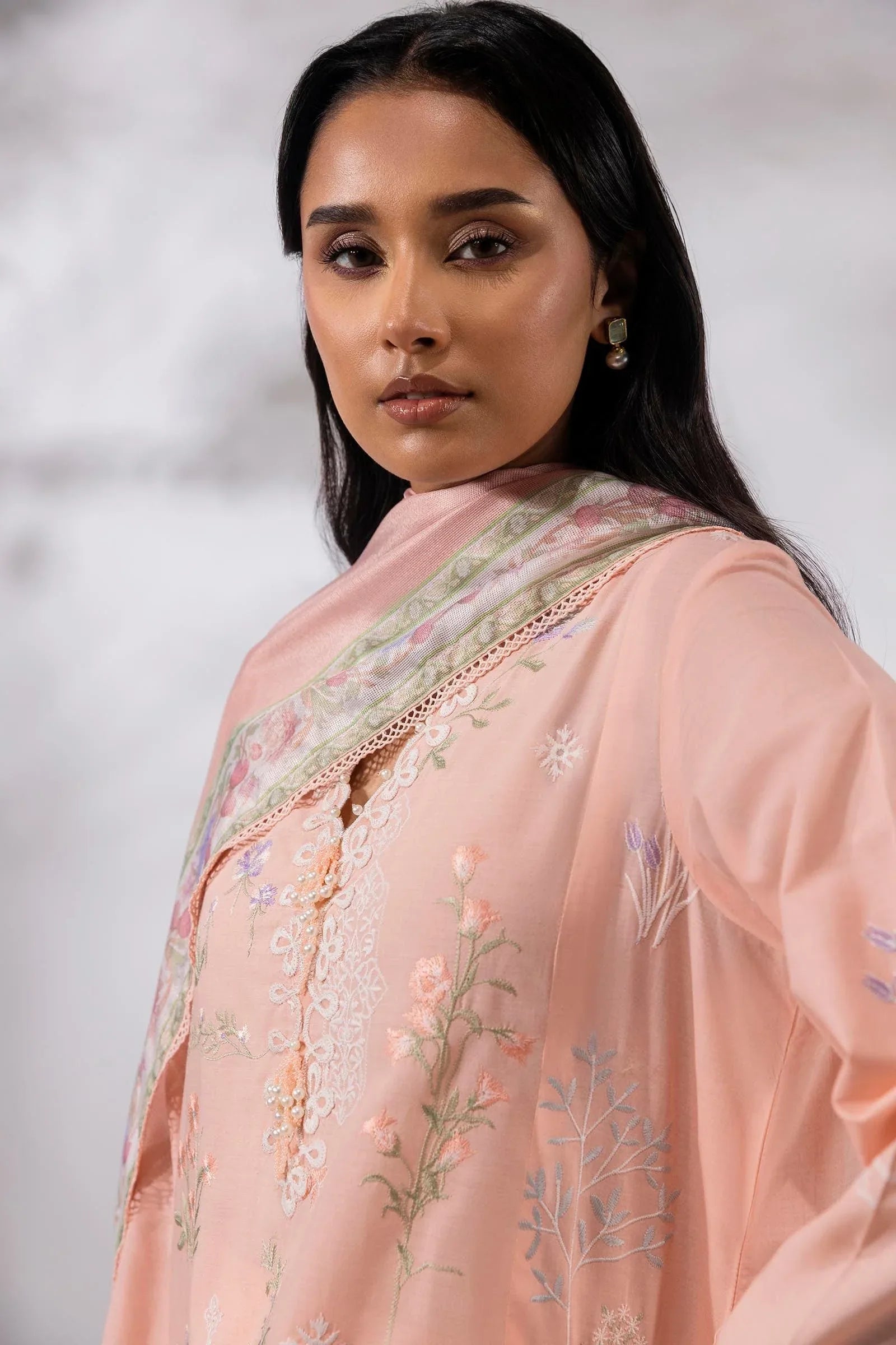 Sana Safinaz | Muzlin Summer 25 | 010B - Aqsa Fabrics