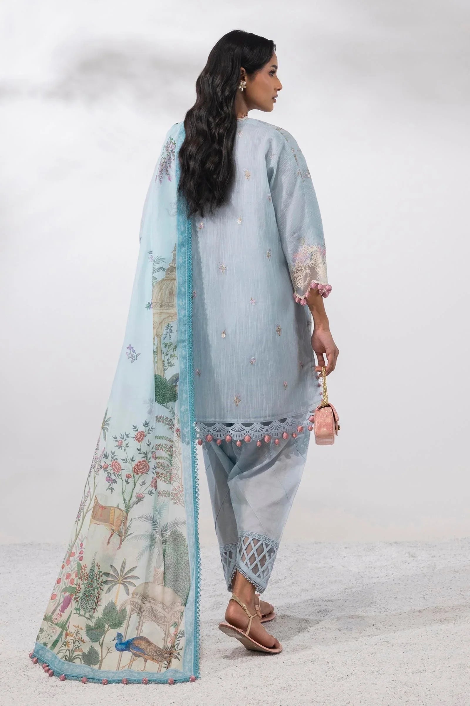 Sana Safinaz | Muzlin Summer 25 | 013A - Aqsa Fabrics