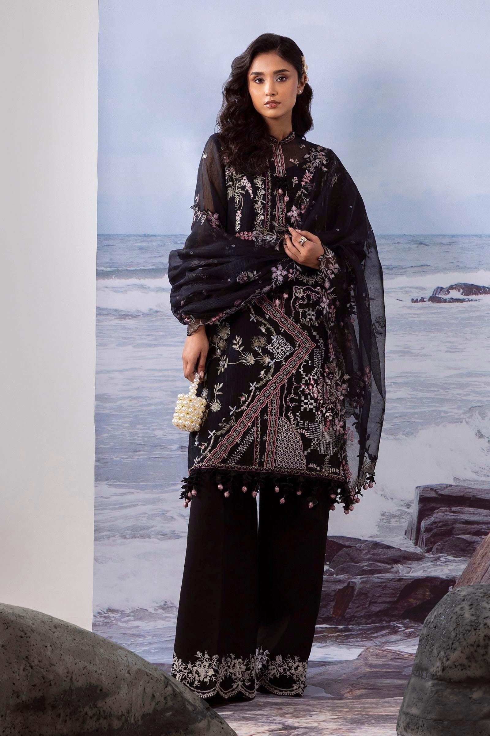 Sana Safinaz | Muzlin Summer 25 | 014A - Aqsa Fabrics