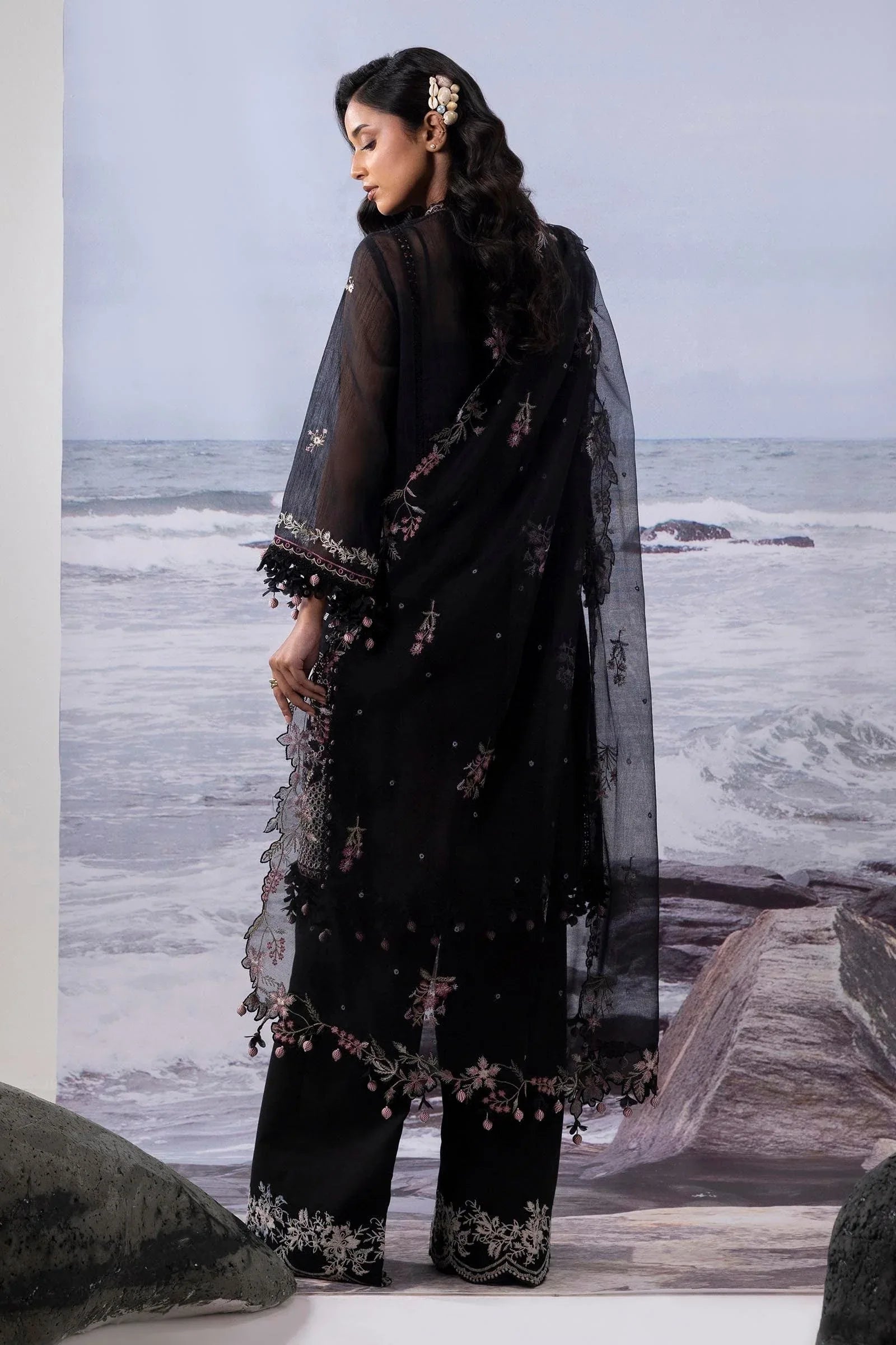 Sana Safinaz | Muzlin Summer 25 | 014A - Aqsa Fabrics