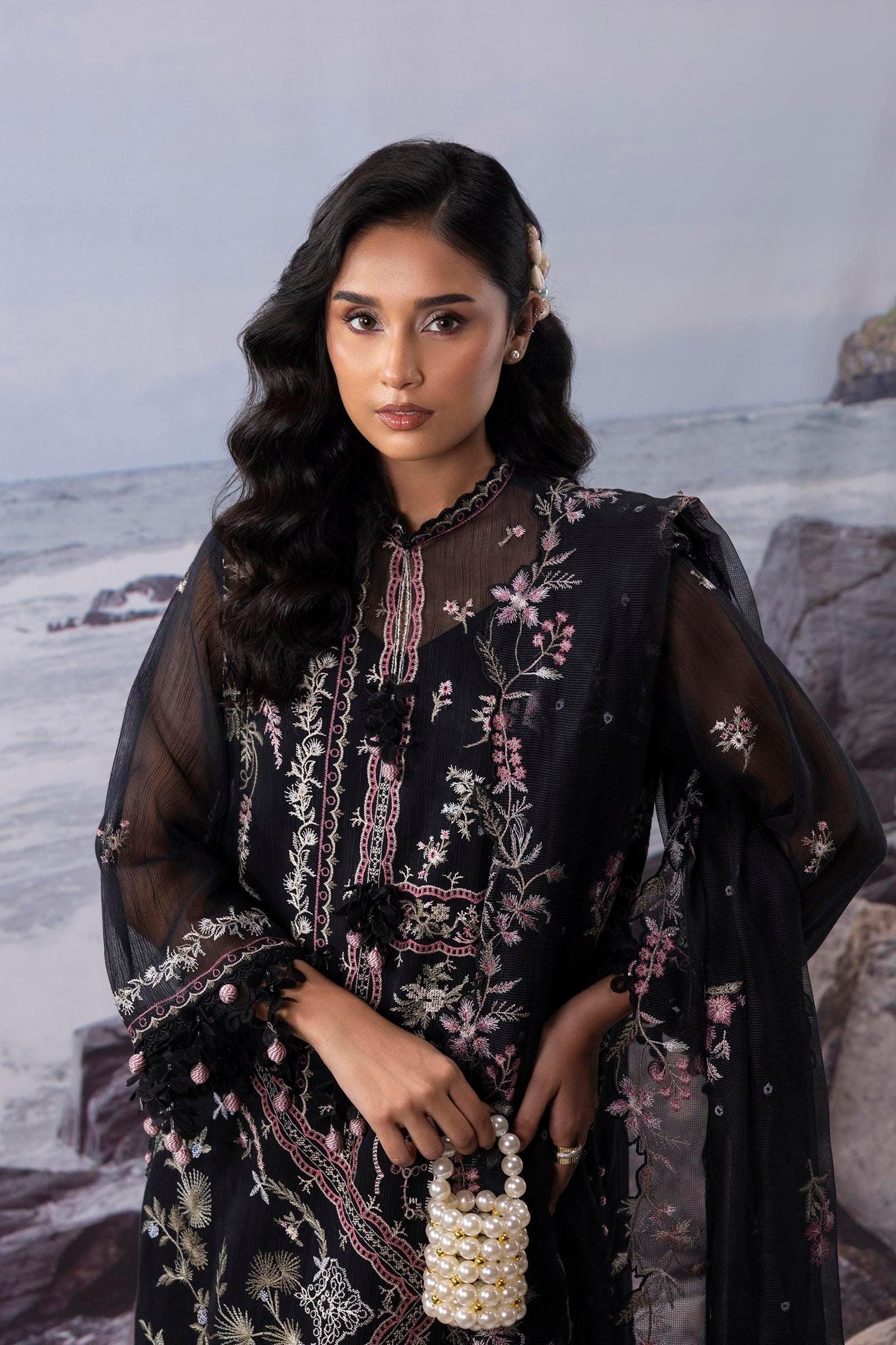 Sana Safinaz | Muzlin Summer 25 | 014A - Aqsa Fabrics