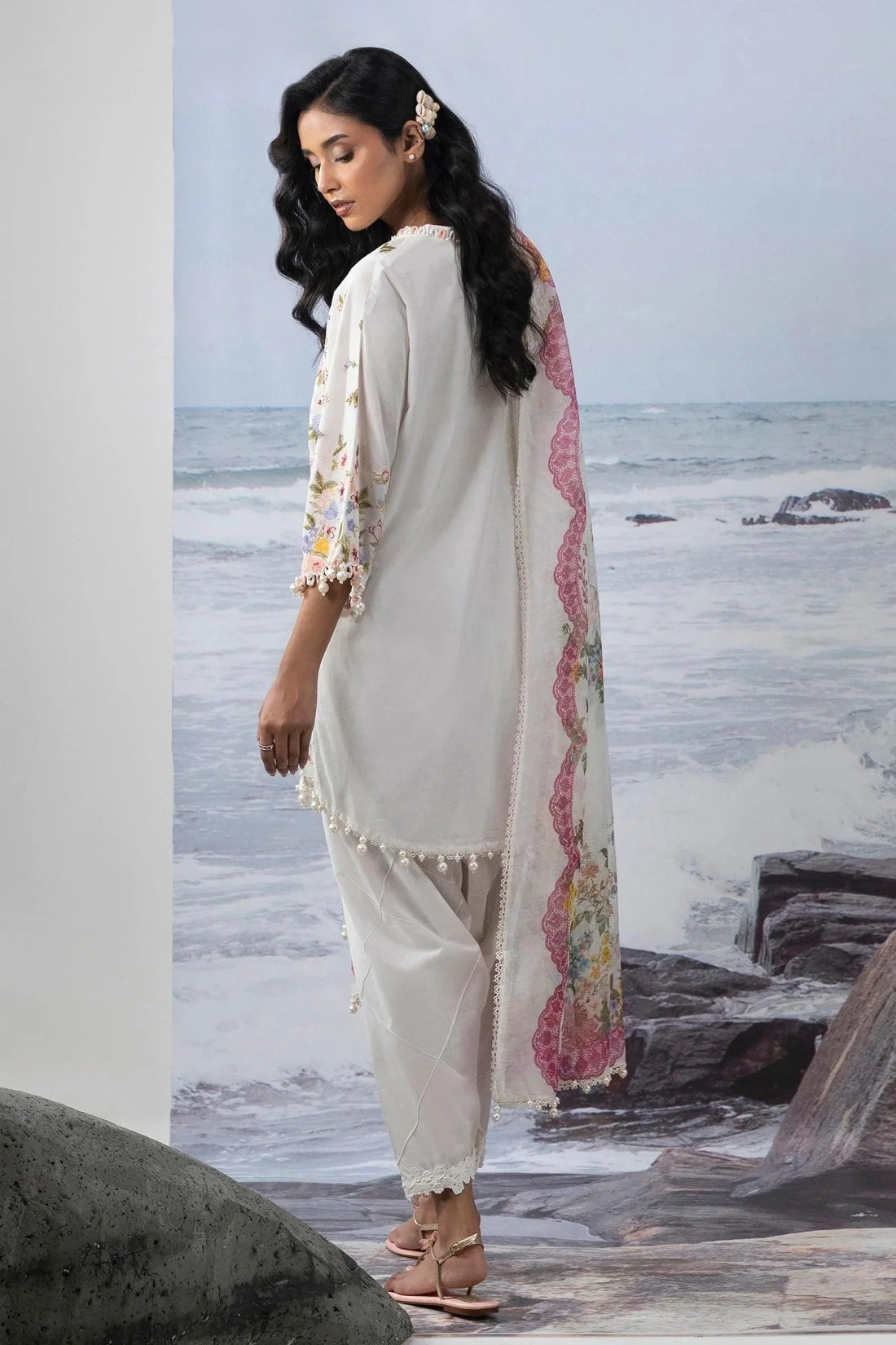 Sana Safinaz | Muzlin Summer 25 | 015A - Aqsa Fabrics