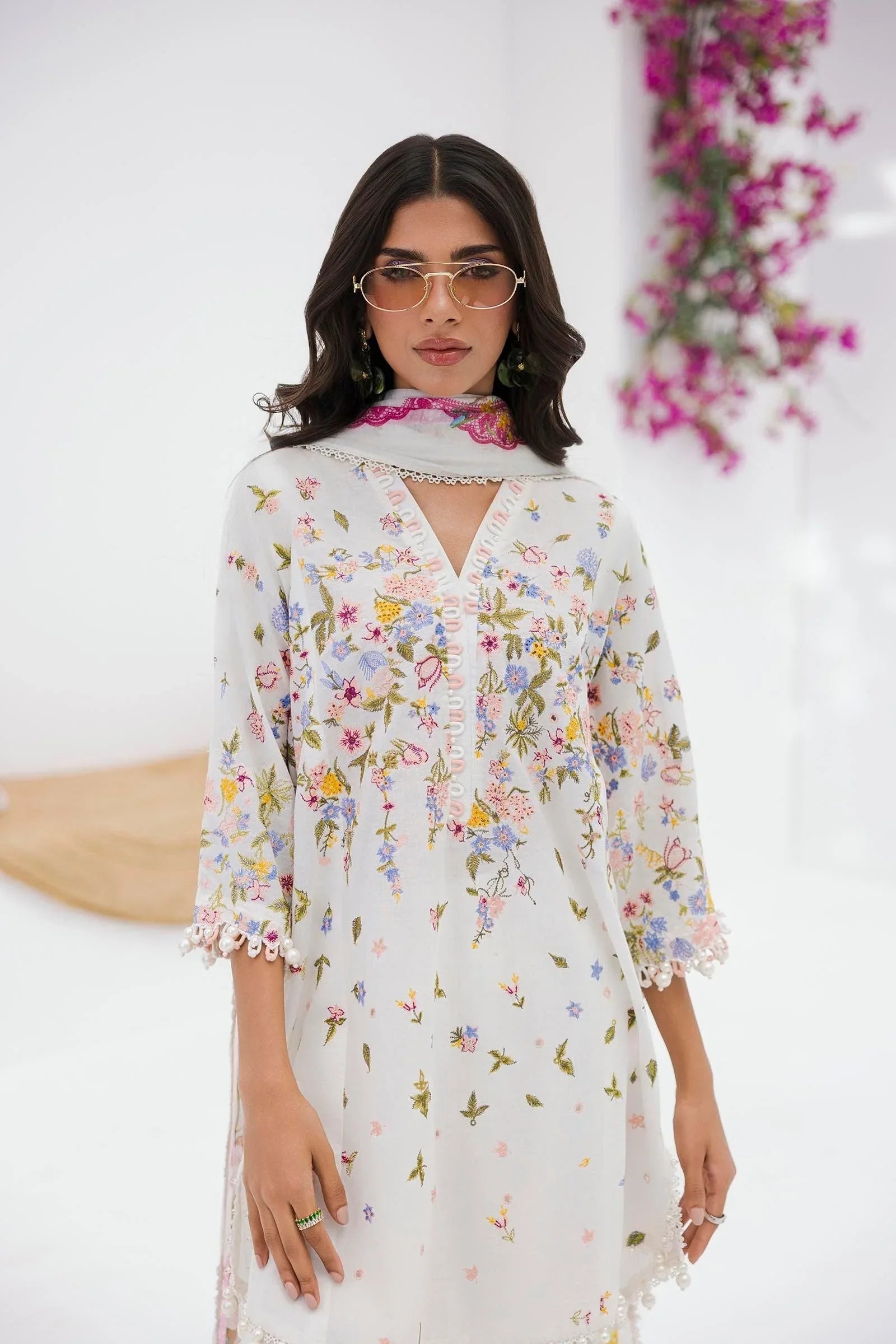 Sana Safinaz | Muzlin Summer 25 | 015A - Aqsa Fabrics