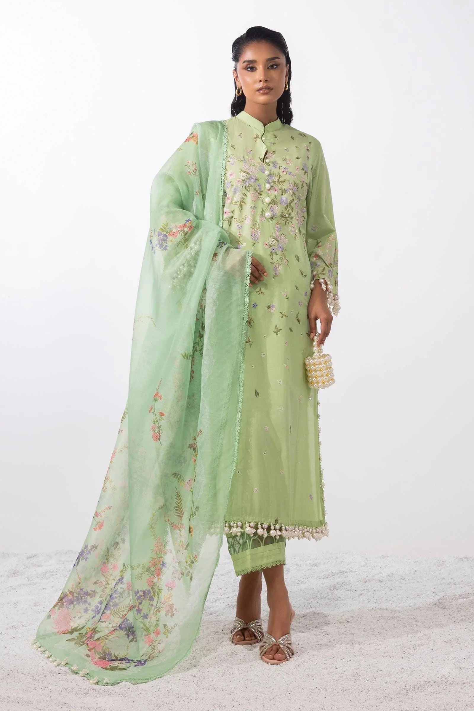Sana Safinaz | Muzlin Summer 25 | 015B - Aqsa Fabrics