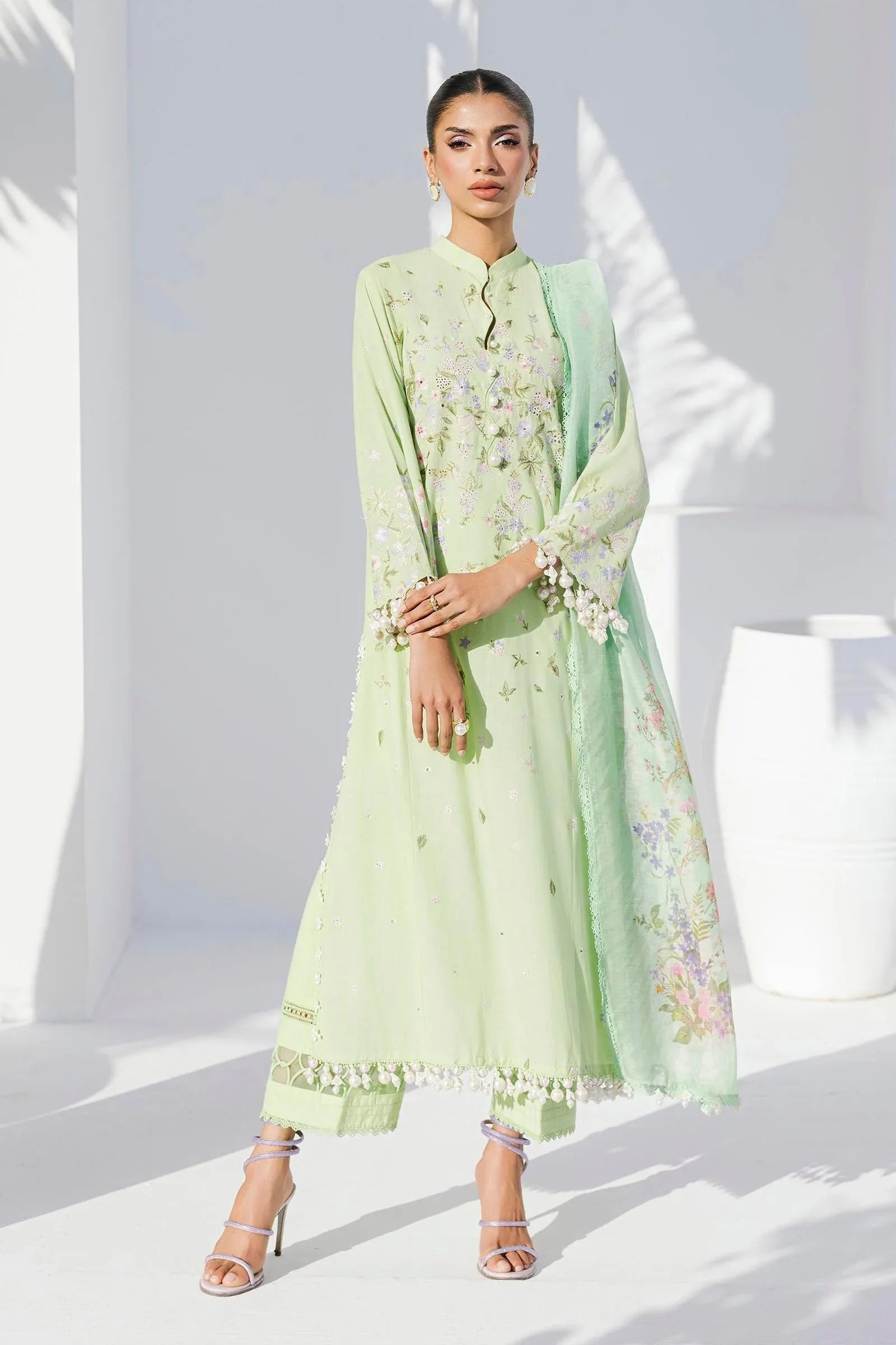 Sana Safinaz | Muzlin Summer 25 | 015B - Aqsa Fabrics
