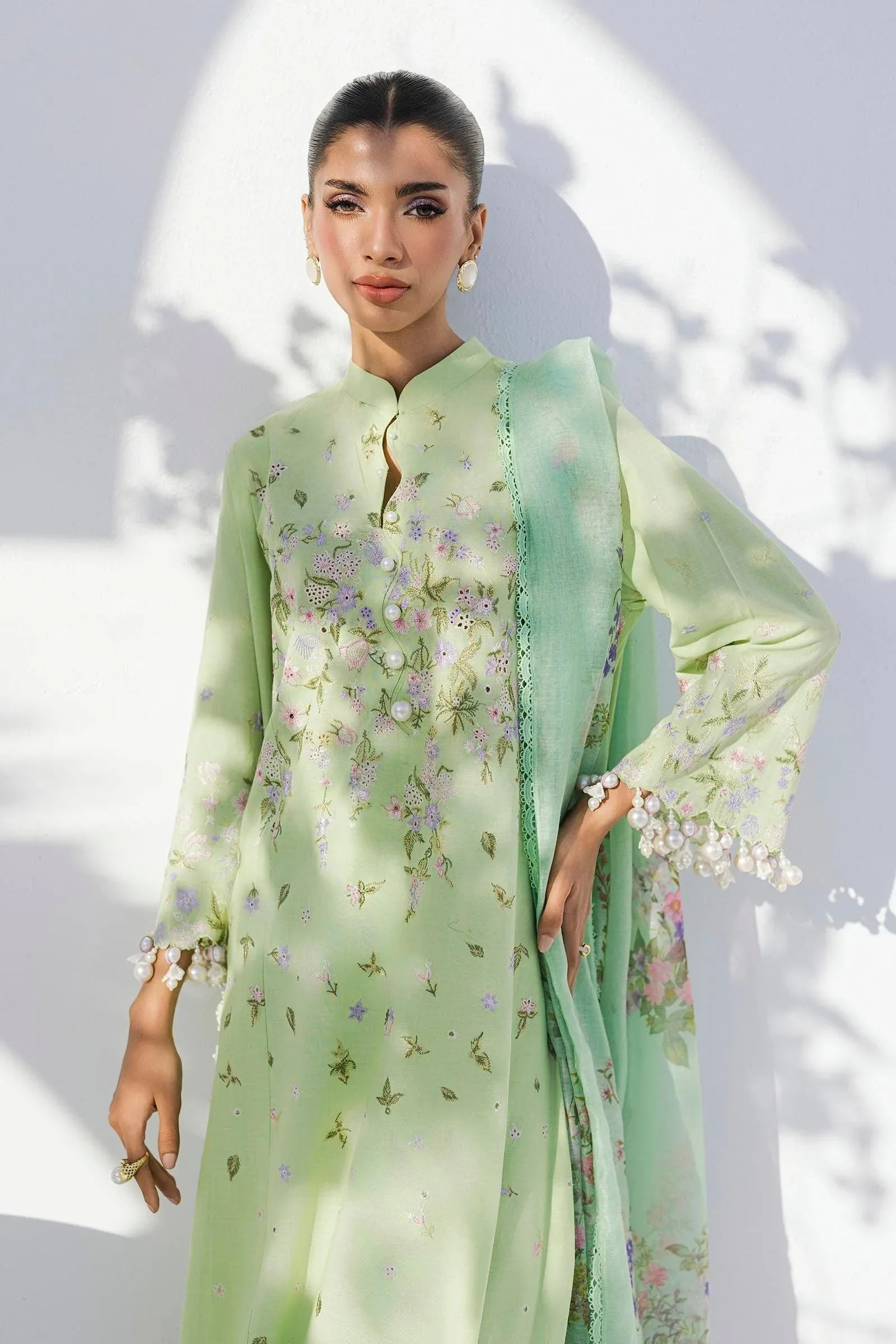 Sana Safinaz | Muzlin Summer 25 | 015B - Aqsa Fabrics
