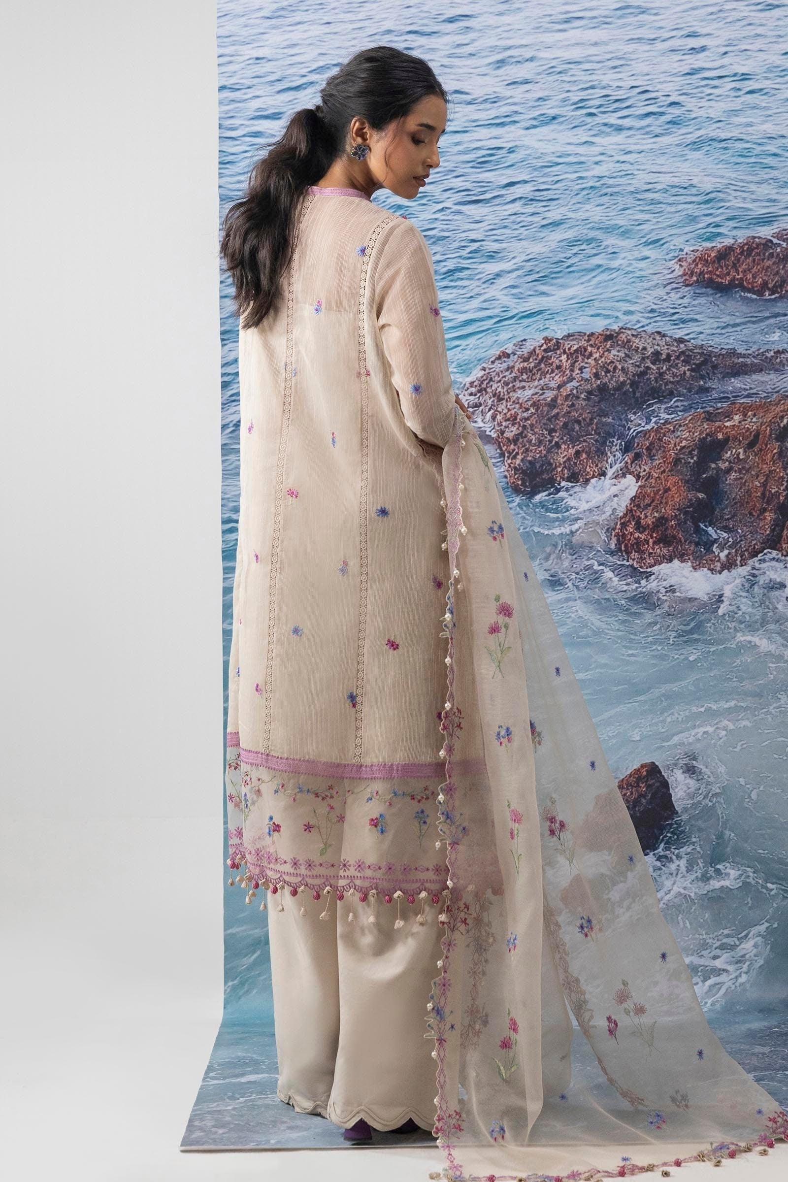 Sana Safinaz | Muzlin Summer 25 | 016A - Aqsa Fabrics