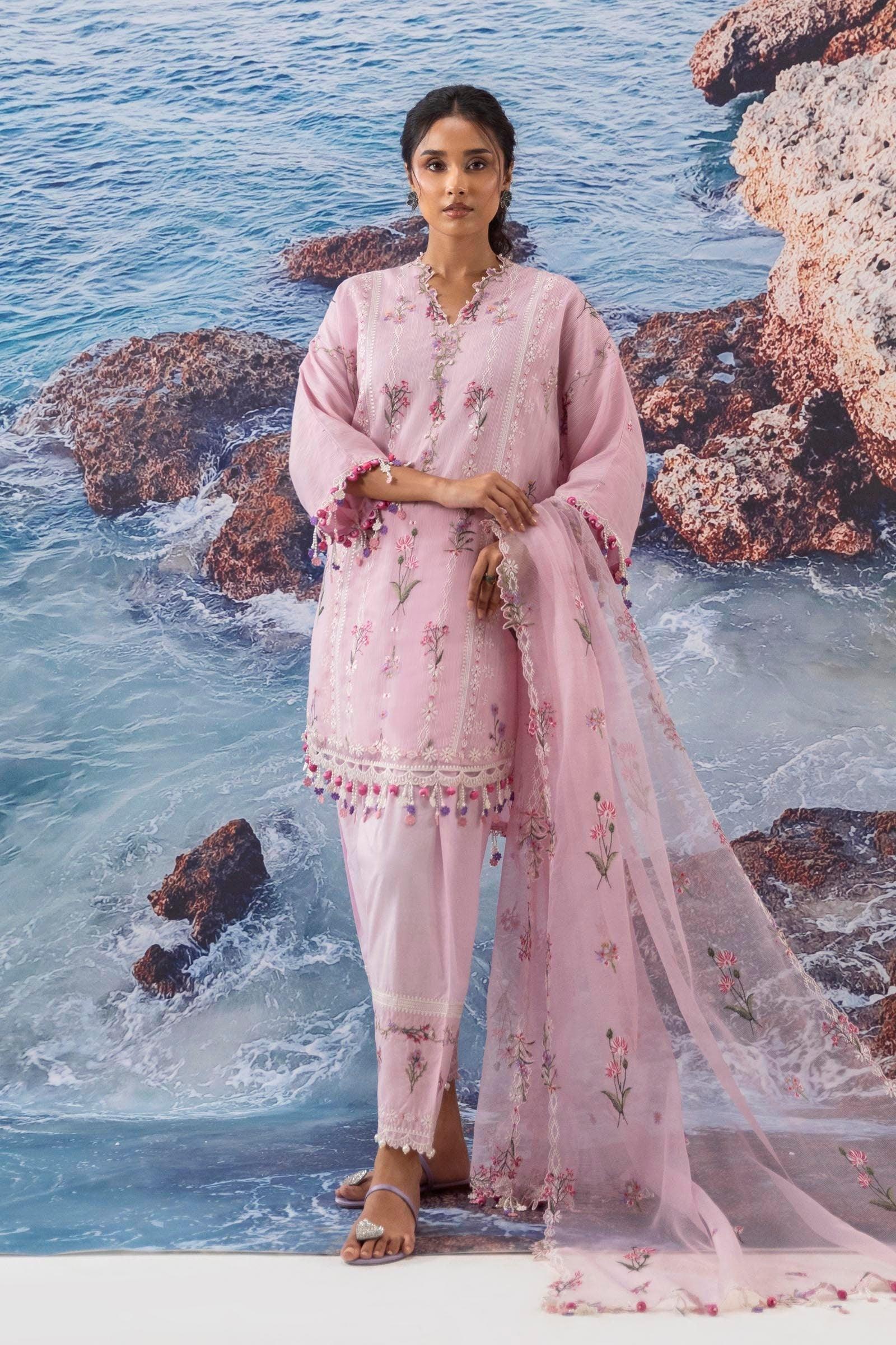 Sana Safinaz | Muzlin Summer 25 | 016B - Aqsa Fabrics