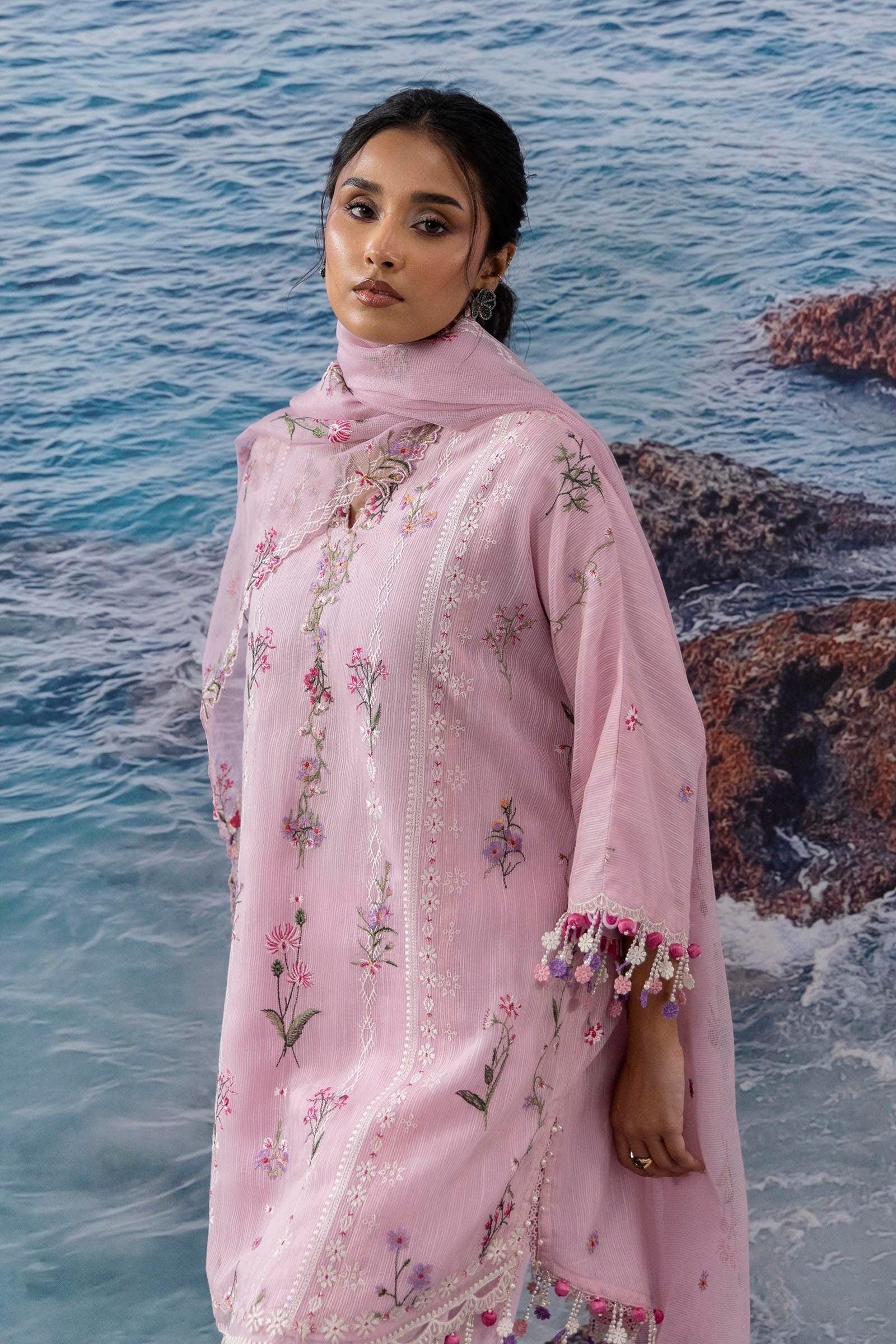 Sana Safinaz | Muzlin Summer 25 | 016B - Aqsa Fabrics