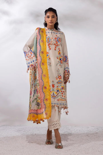 Sana Safinaz | Muzlin Summer 25 | 018A - Aqsa Fabrics