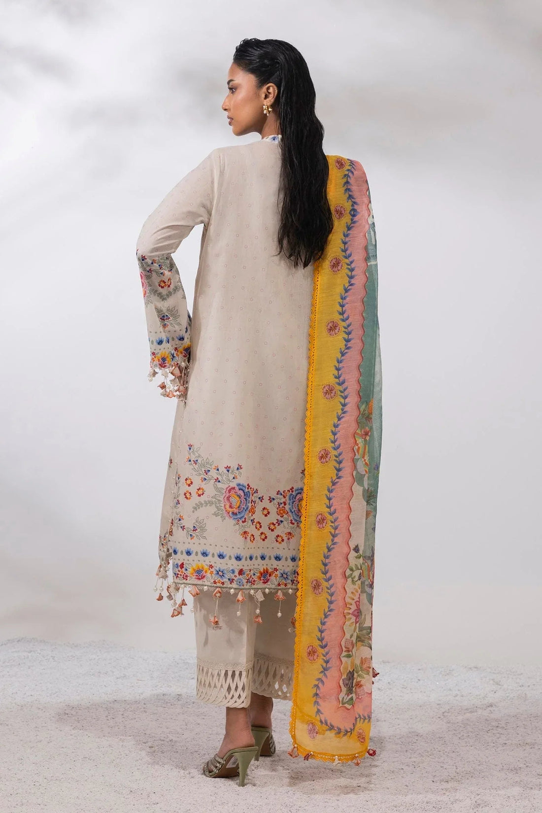 Sana Safinaz | Muzlin Summer 25 | 018A - Aqsa Fabrics
