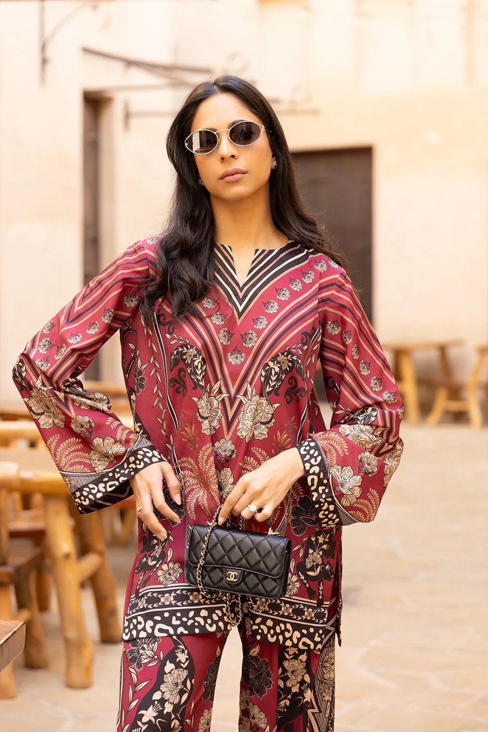 Saira Rizwan | Resort Collection 25 | ROSA-SRRC03-25 - Aqsa Fabrics