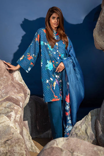 Sana Safinaz | Mahay Spring 24 | H241-013B-2BK - Aqsa Fabrics