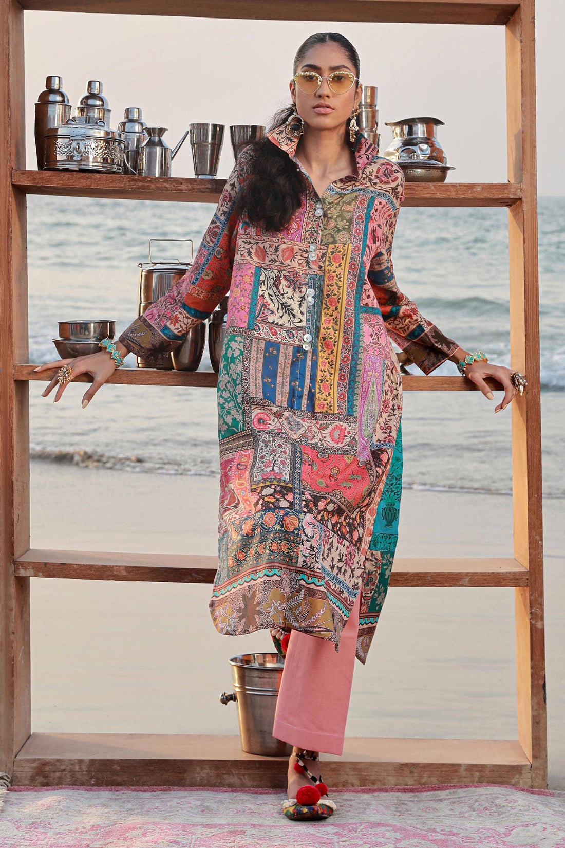 Sana Safinaz | Mahay Spring 24 | H241-014A-2C - Aqsa Fabrics