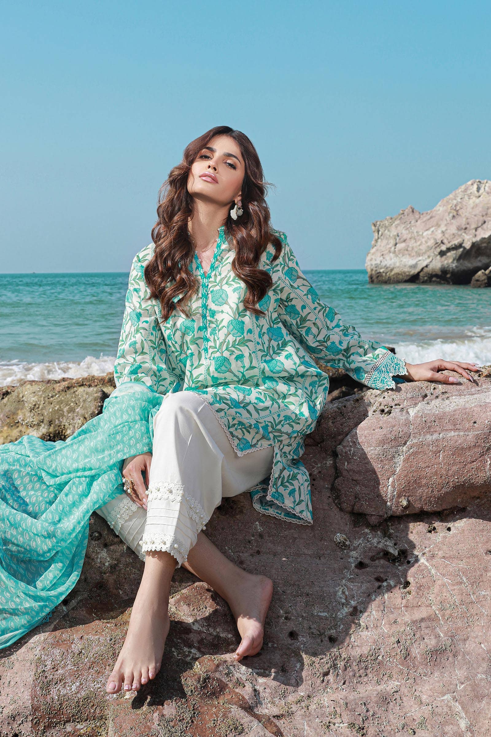 Sana Safinaz | Mahay Spring 24 | H241-002A-2BI - Aqsa Fabrics
