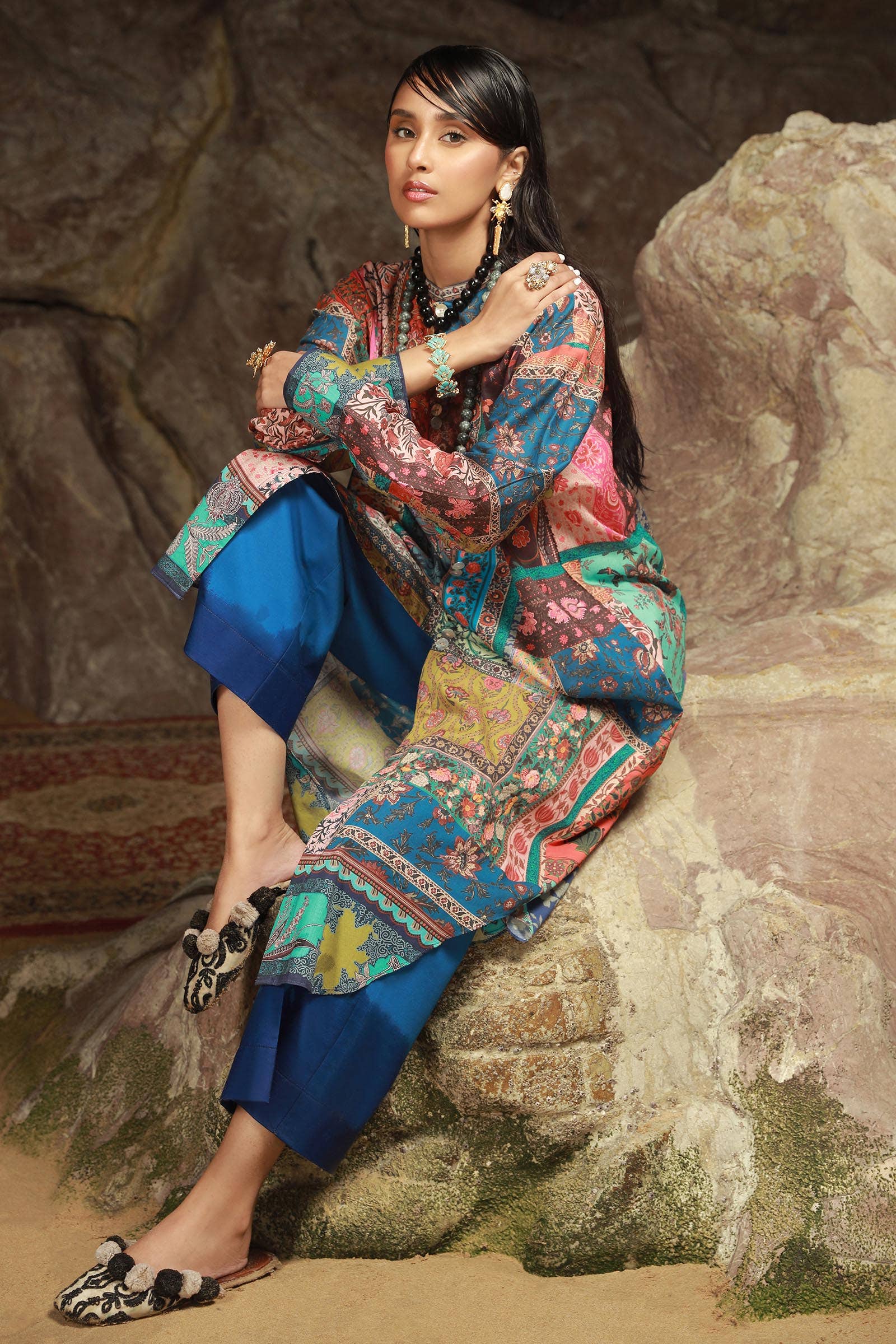 Sana Safinaz | Mahay Spring 24 | H241-014B-2C - Aqsa Fabrics
