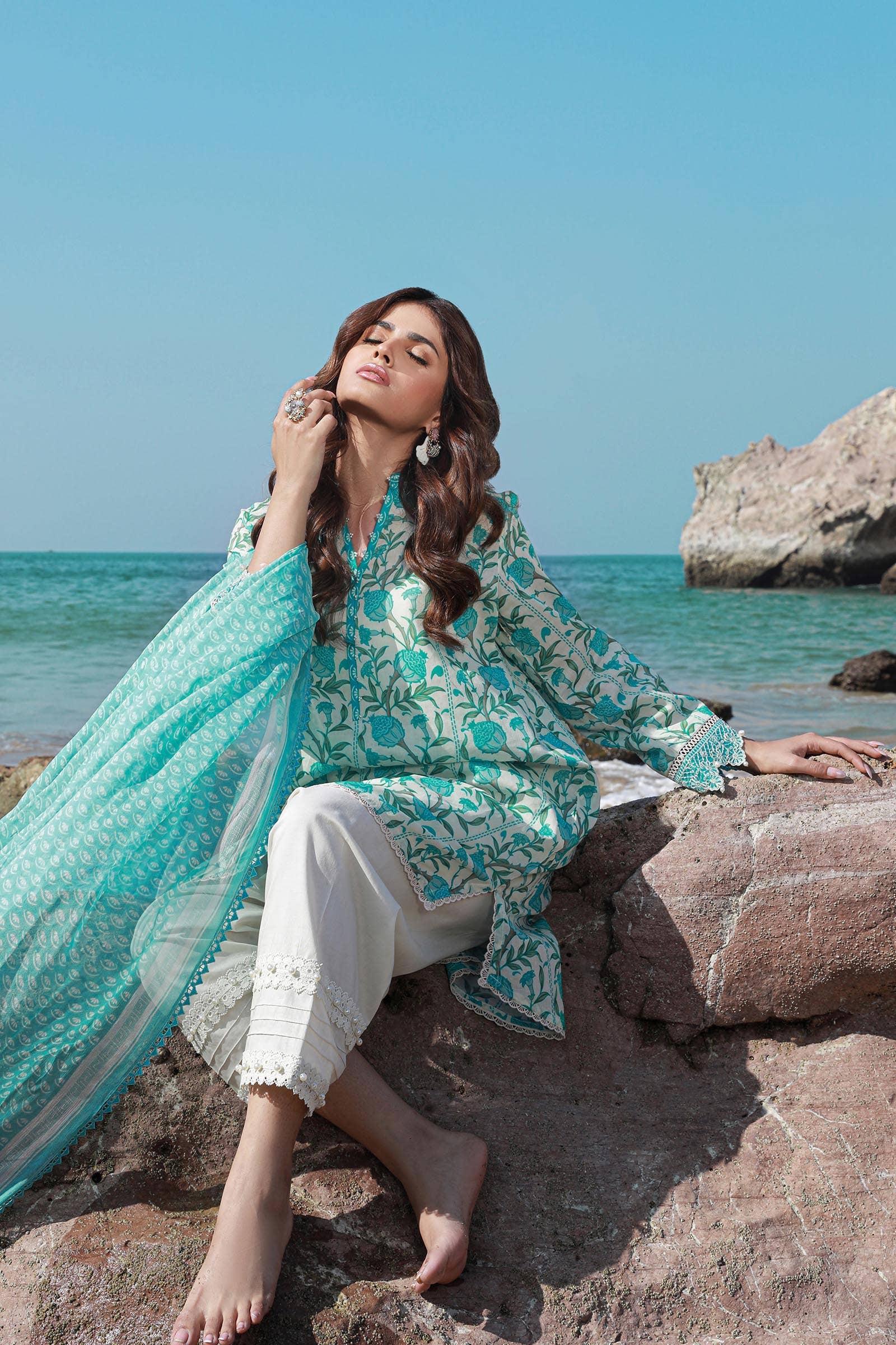 Sana Safinaz | Mahay Spring 24 | H241-002A-2BI - Aqsa Fabrics