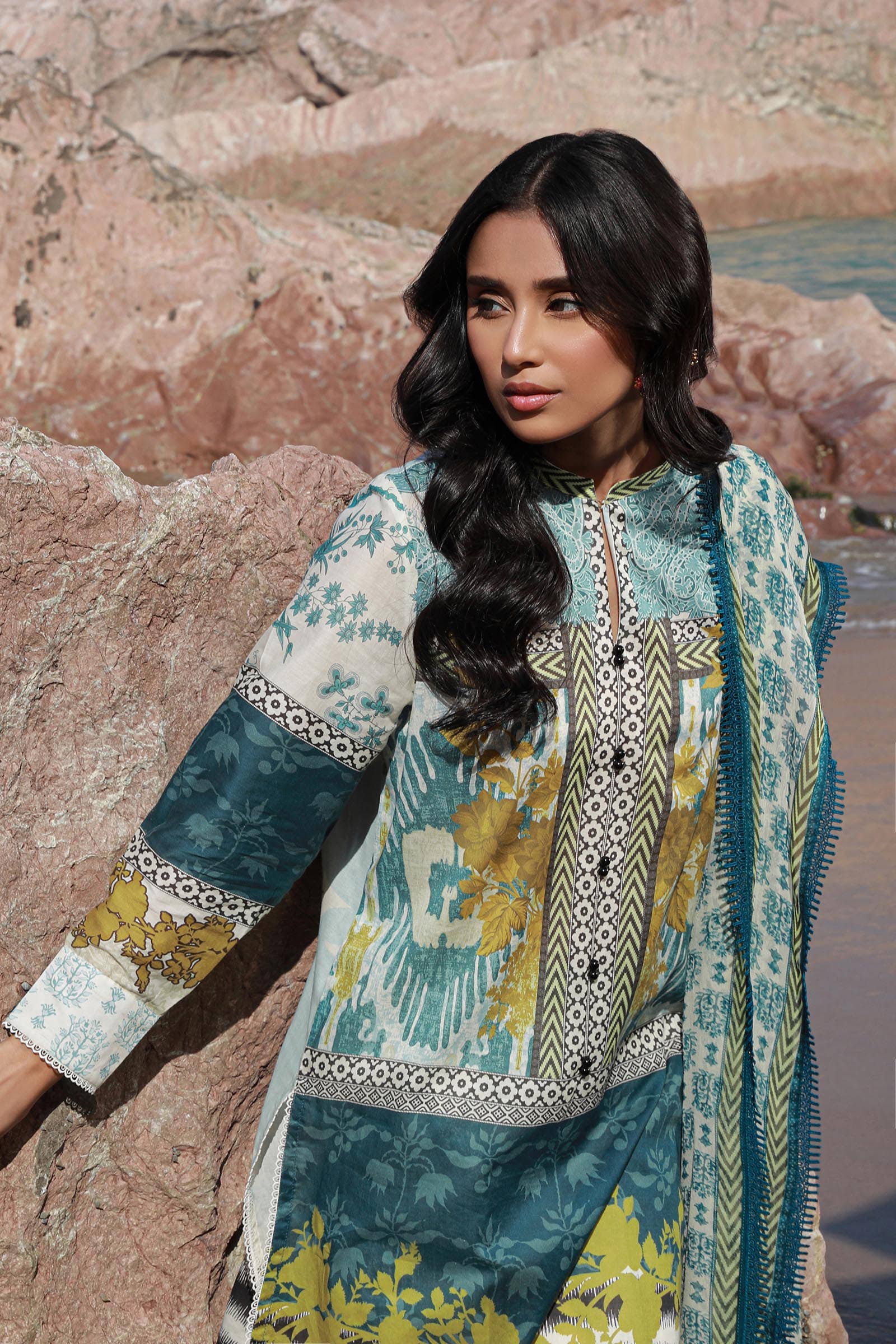 Sana Safinaz | Mahay Spring 24 | H241-015A-2I - Aqsa Fabrics
