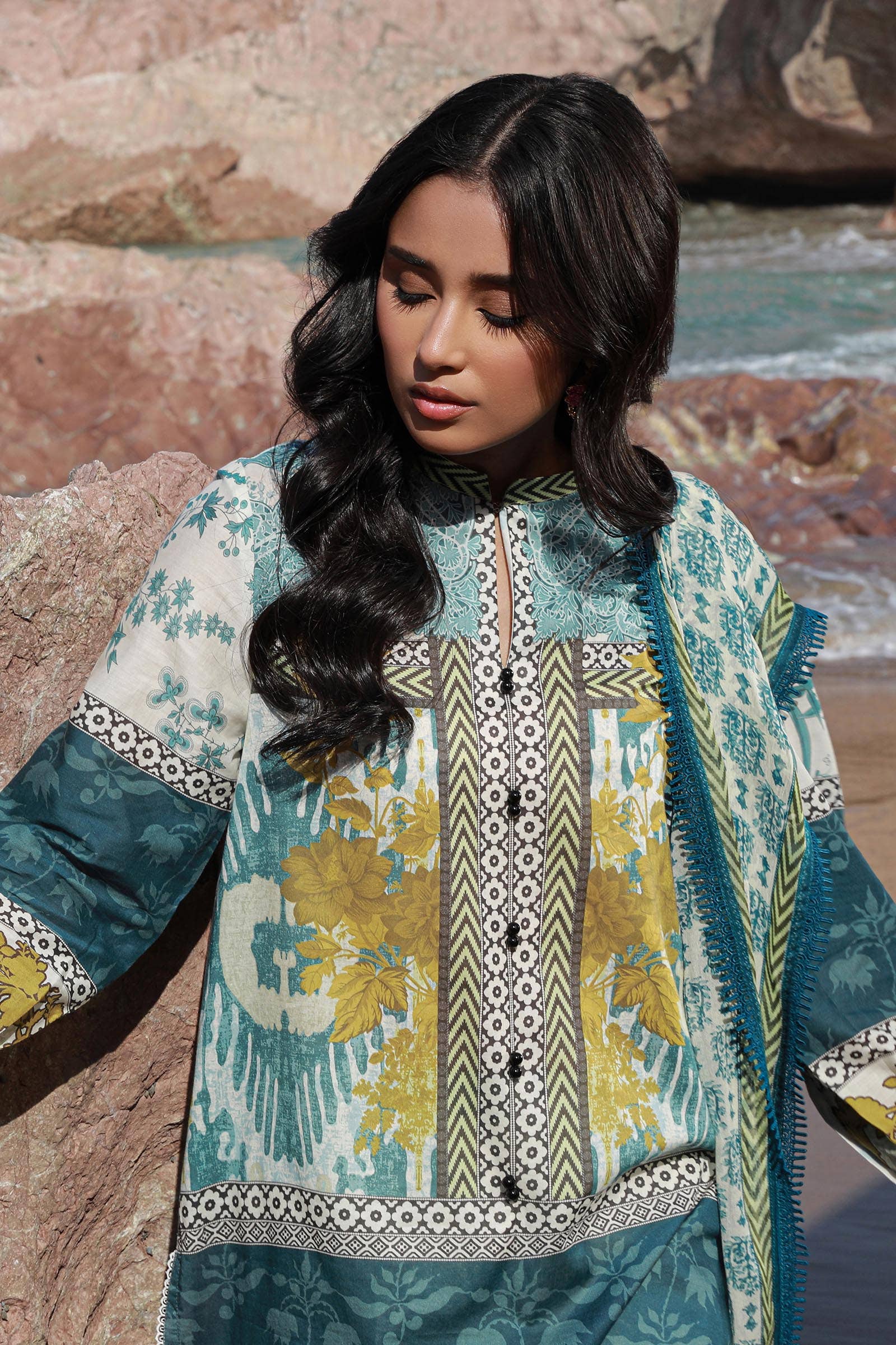Sana Safinaz | Mahay Spring 24 | H241-015A-2I - Aqsa Fabrics