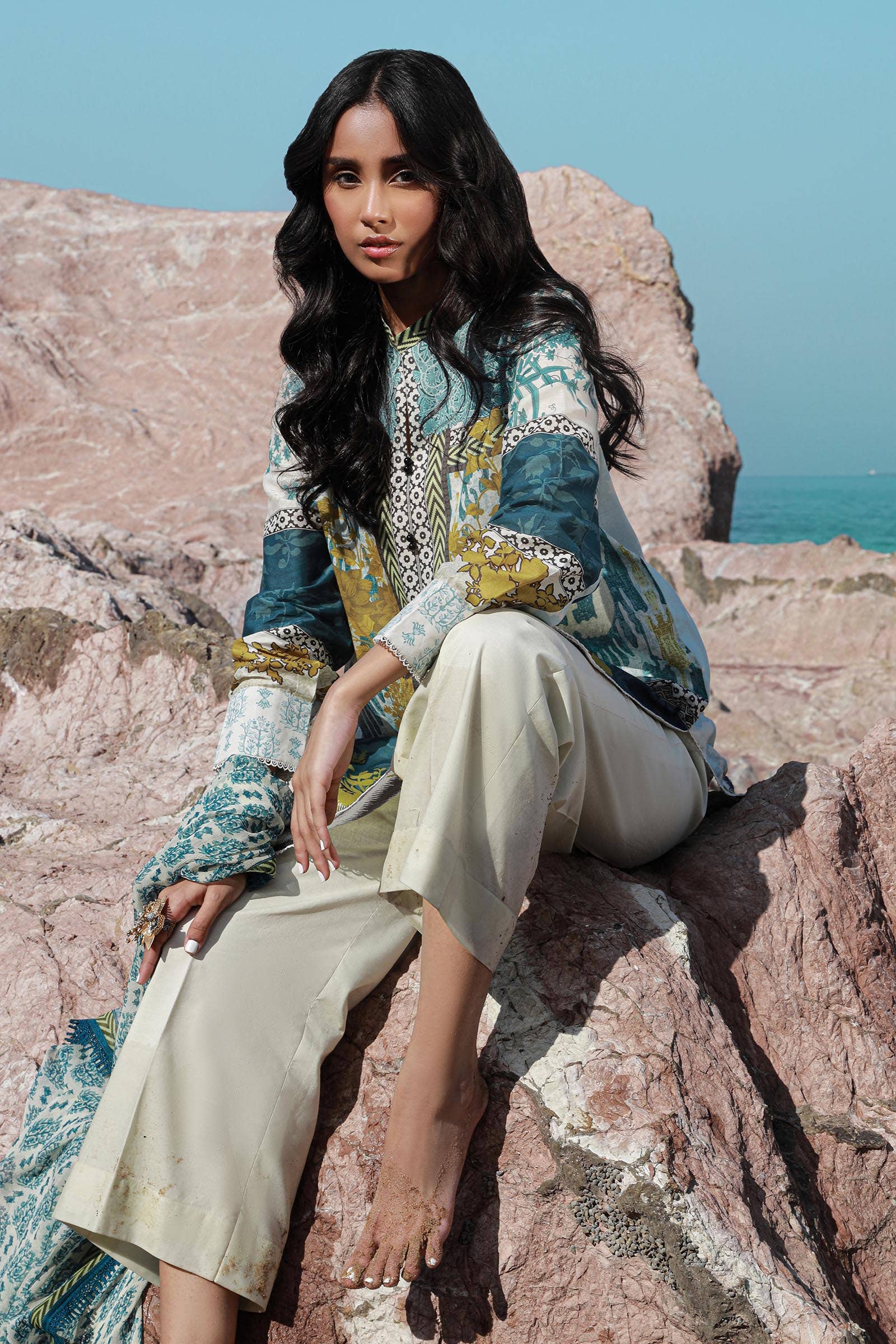 Sana Safinaz | Mahay Spring 24 | H241-015A-2I - Aqsa Fabrics