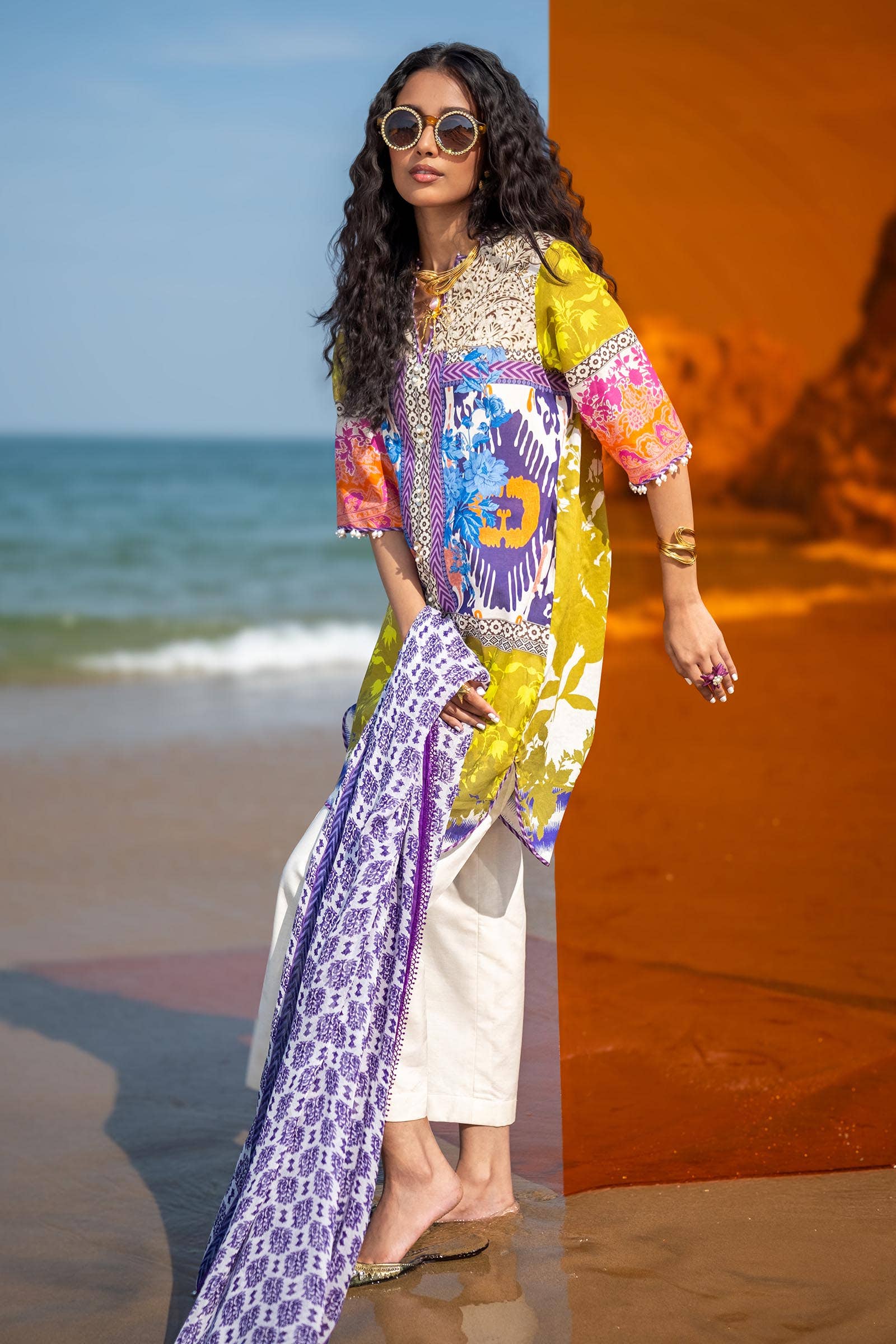 Sana Safinaz | Mahay Spring 24 | H241-015B-2I - Aqsa Fabrics