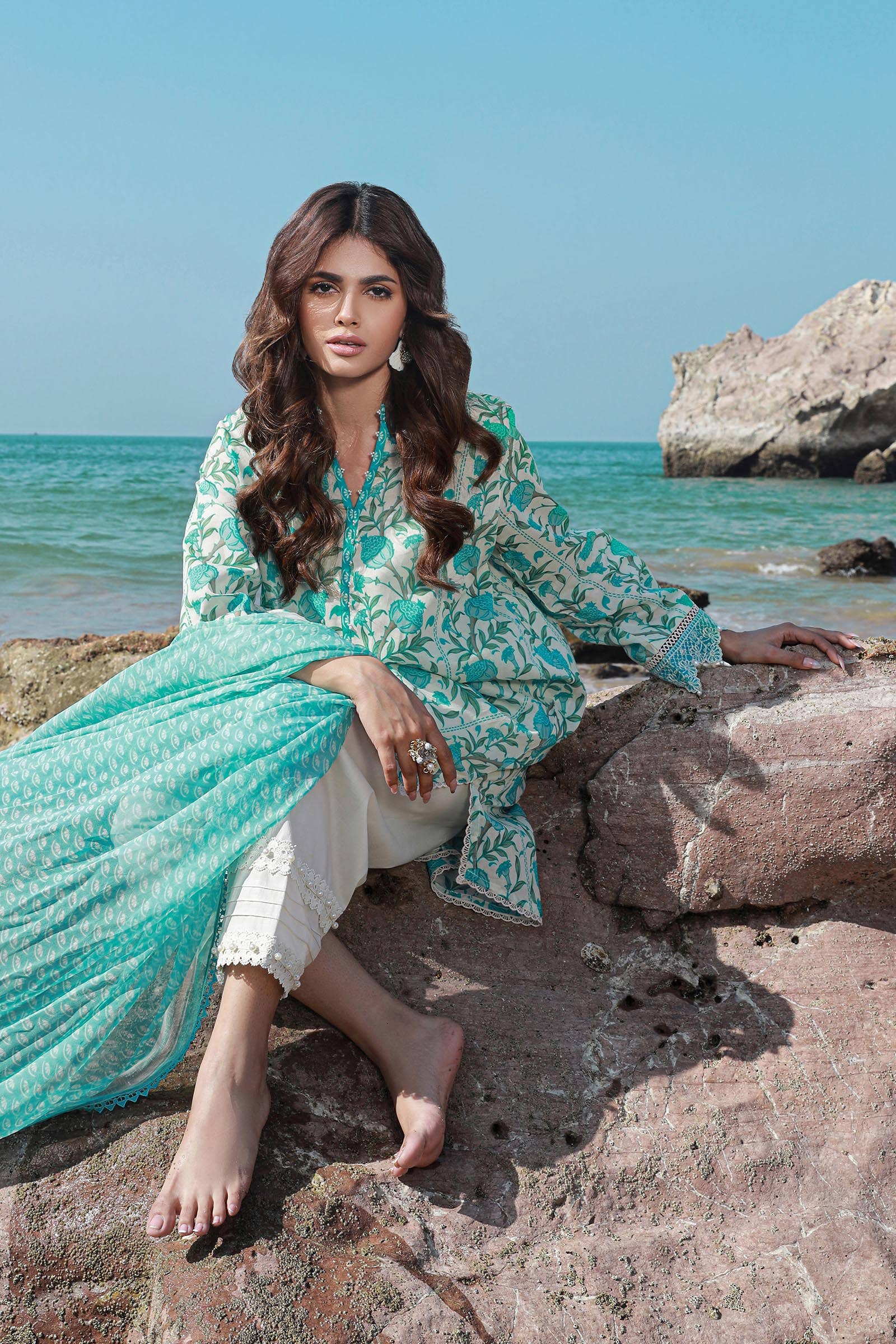 Sana Safinaz | Mahay Spring 24 | H241-002A-2BI - Aqsa Fabrics