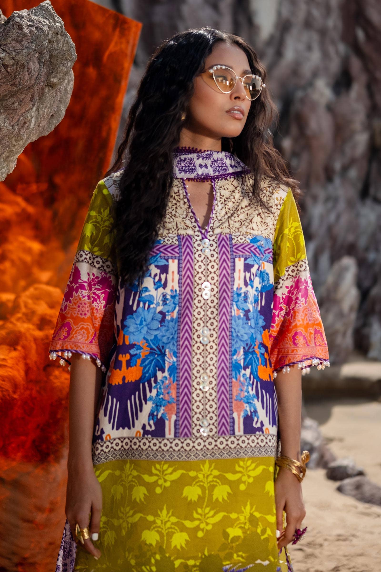 Sana Safinaz | Mahay Spring 24 | H241-015B-2I - Aqsa Fabrics