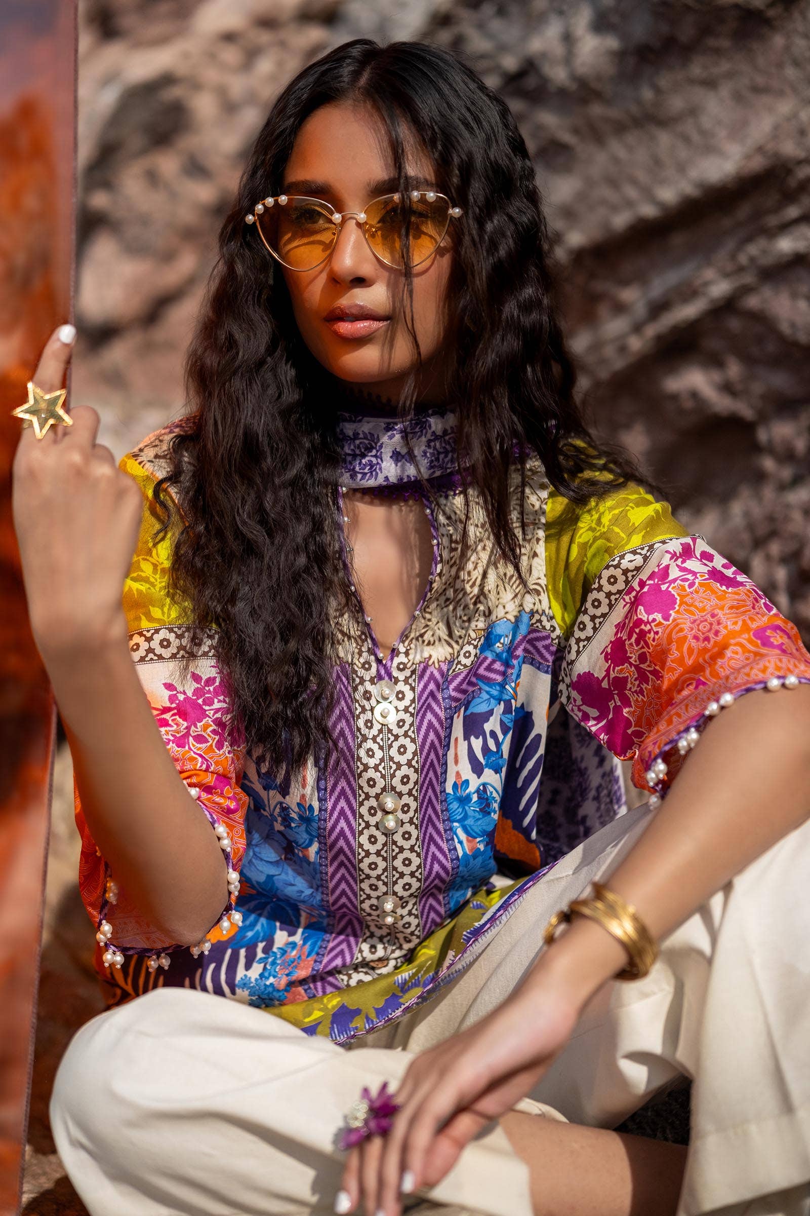 Sana Safinaz | Mahay Spring 24 | H241-015B-2I - Aqsa Fabrics