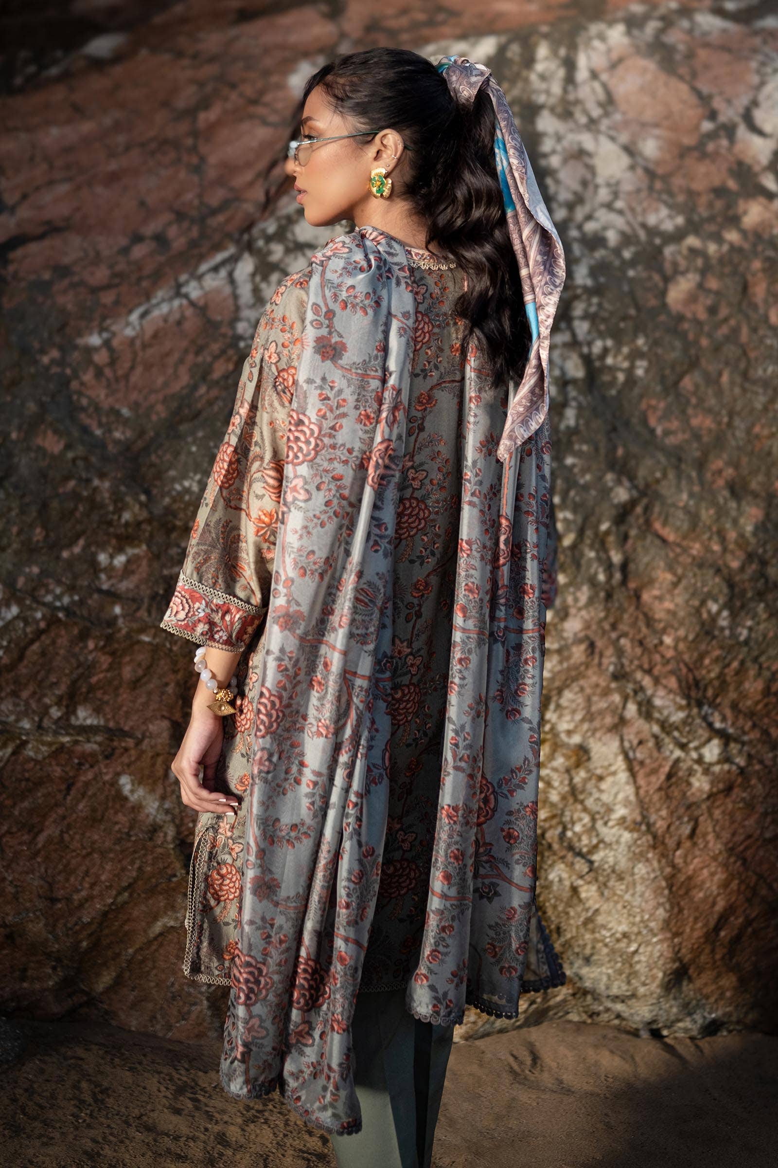 Sana Safinaz | Mahay Spring 24 | H241-016A-3CK - Aqsa Fabrics