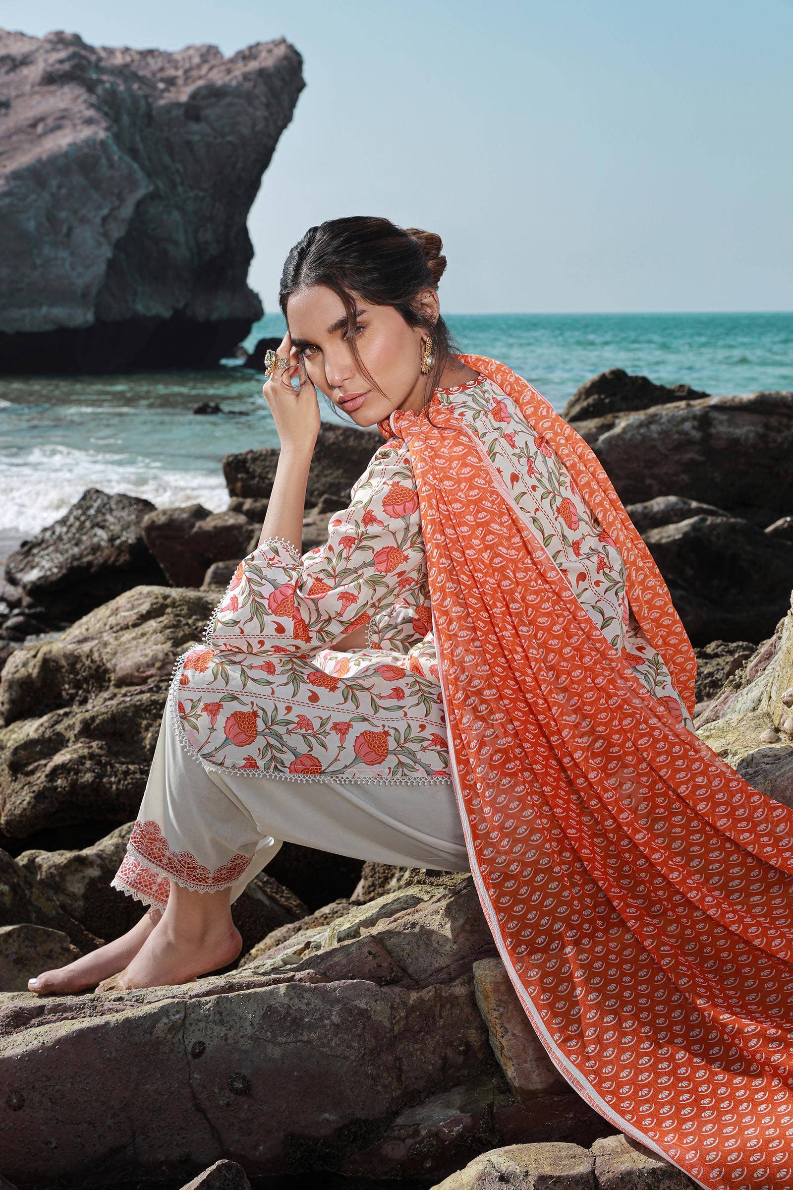 Sana Safinaz | Mahay Spring 24 | H241-002B-2BI - Aqsa Fabrics