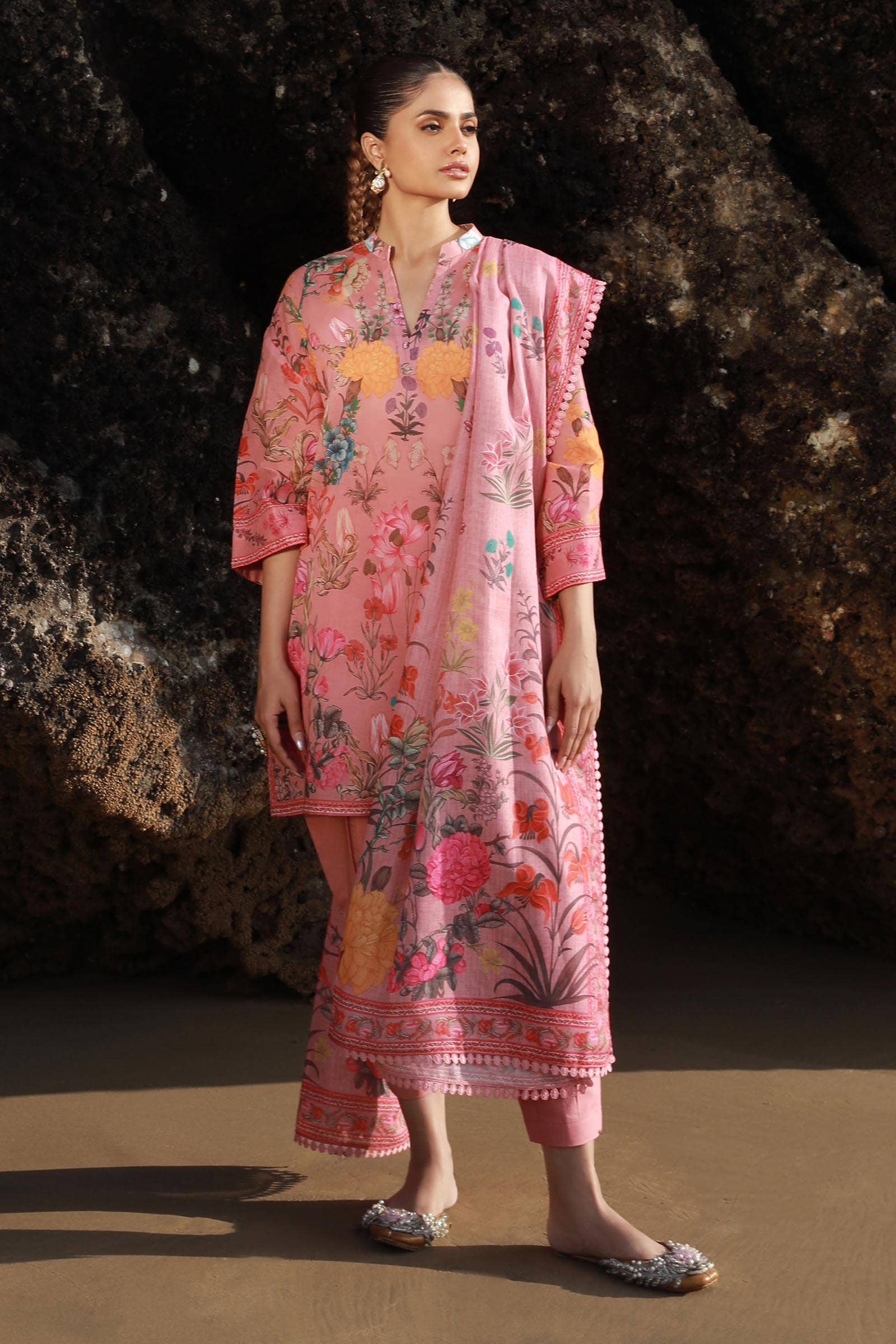 Sana Safinaz | Mahay Spring 24 | H241-019A-3CS - Aqsa Fabrics