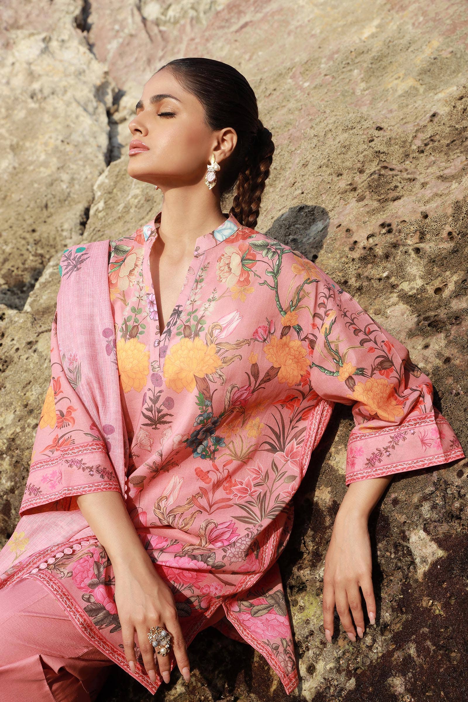 Sana Safinaz | Mahay Spring 24 | H241-019A-3CS - Aqsa Fabrics