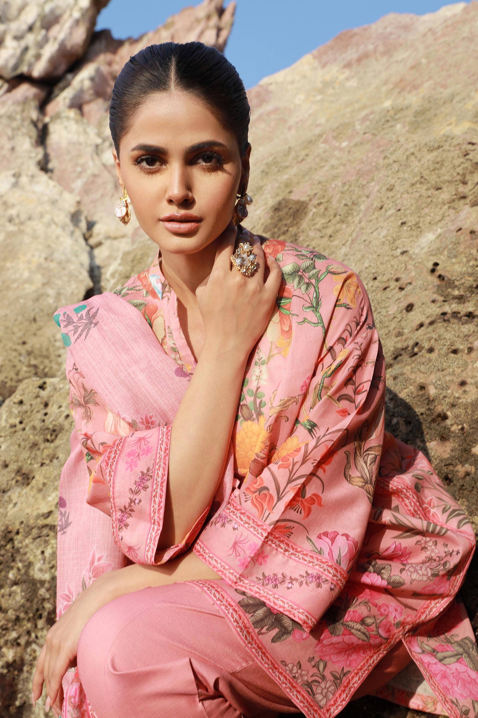 Sana Safinaz | Mahay Spring 24 | H241-019A-3CS - Aqsa Fabrics