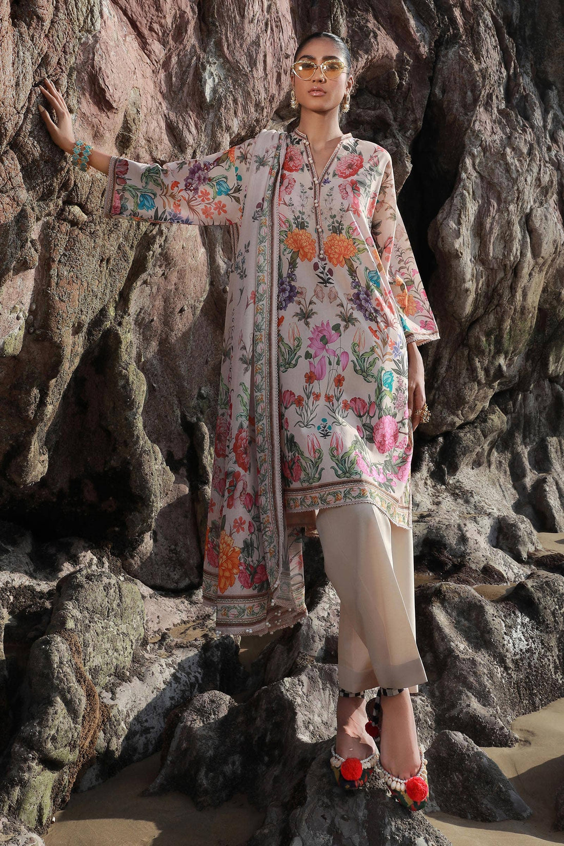 Sana Safinaz | Mahay Spring 24 | H241-019B-3CS - Aqsa Fabrics