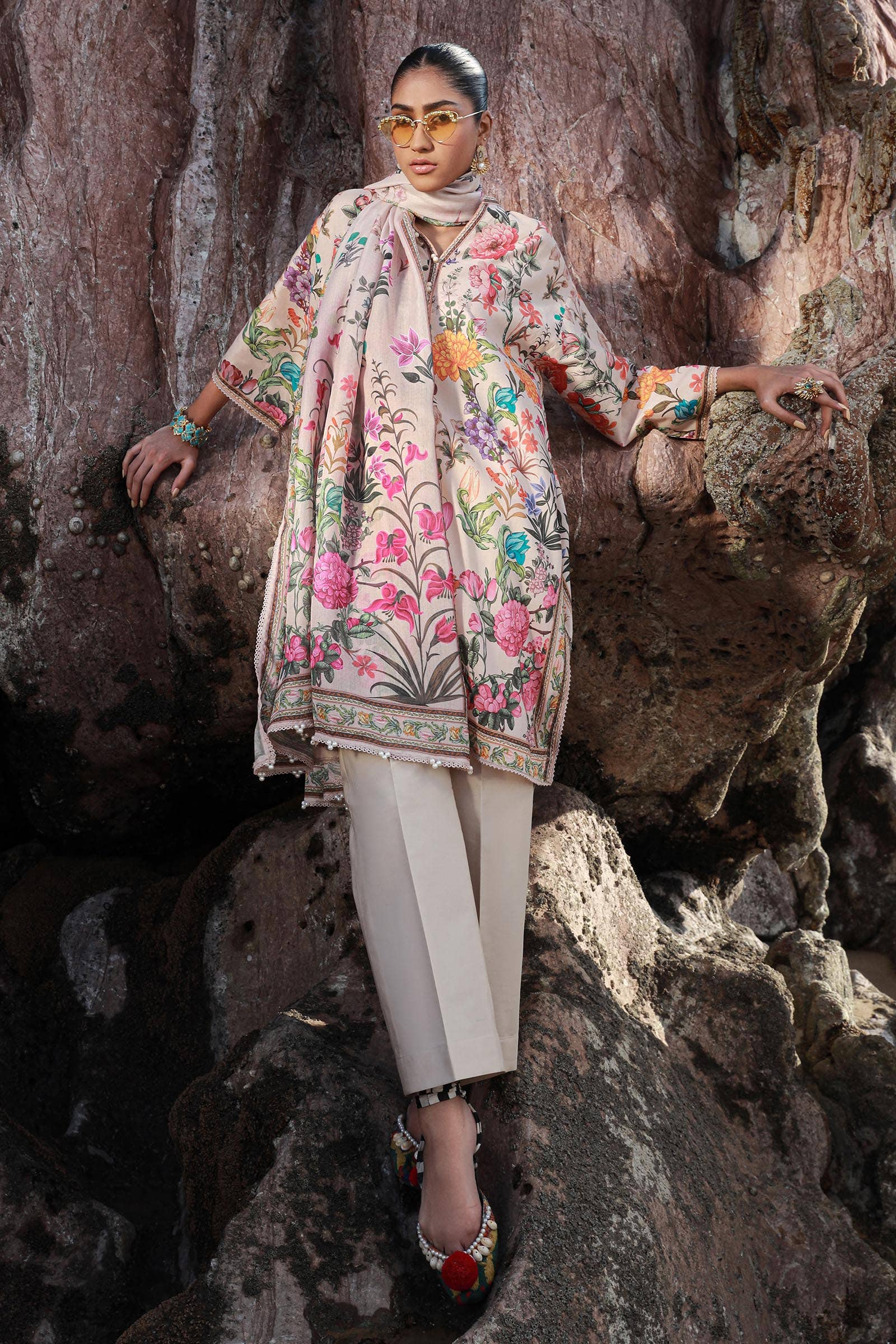 Sana Safinaz | Mahay Spring 24 | H241-019B-3CS - Aqsa Fabrics