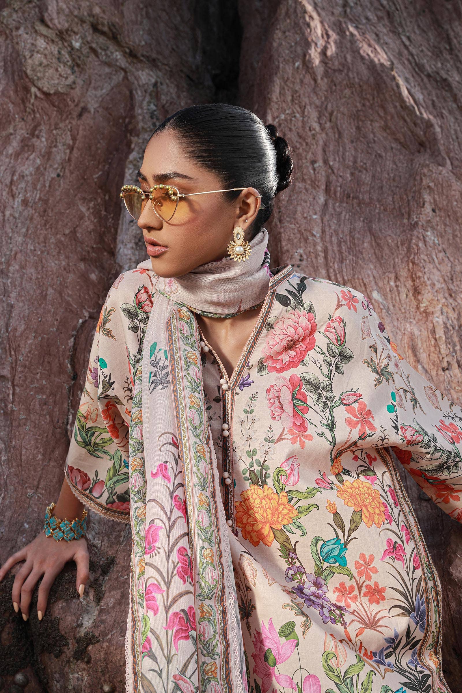 Sana Safinaz | Mahay Spring 24 | H241-019B-3CS - Aqsa Fabrics