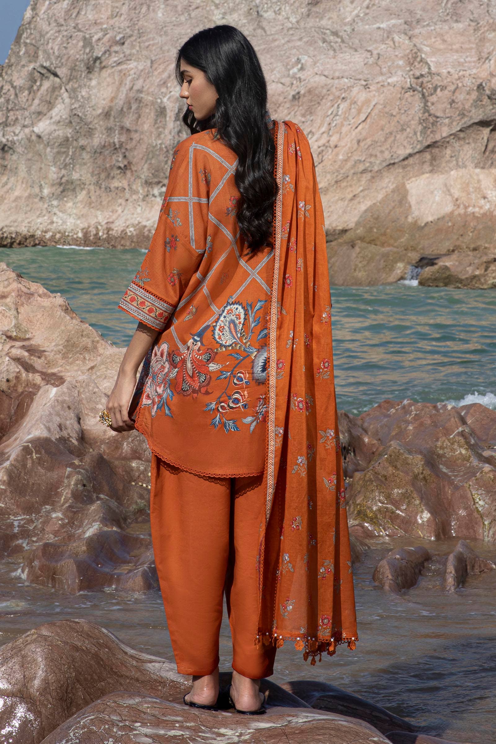 Sana Safinaz | Mahay Spring 24 | H241-020A-3CG - Aqsa Fabrics